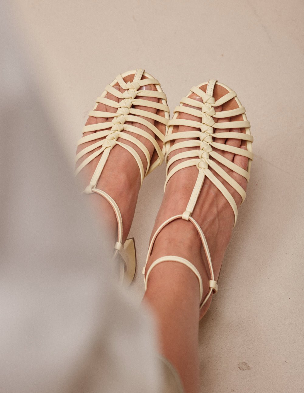 Sandales à talons ODAJE Jaune
