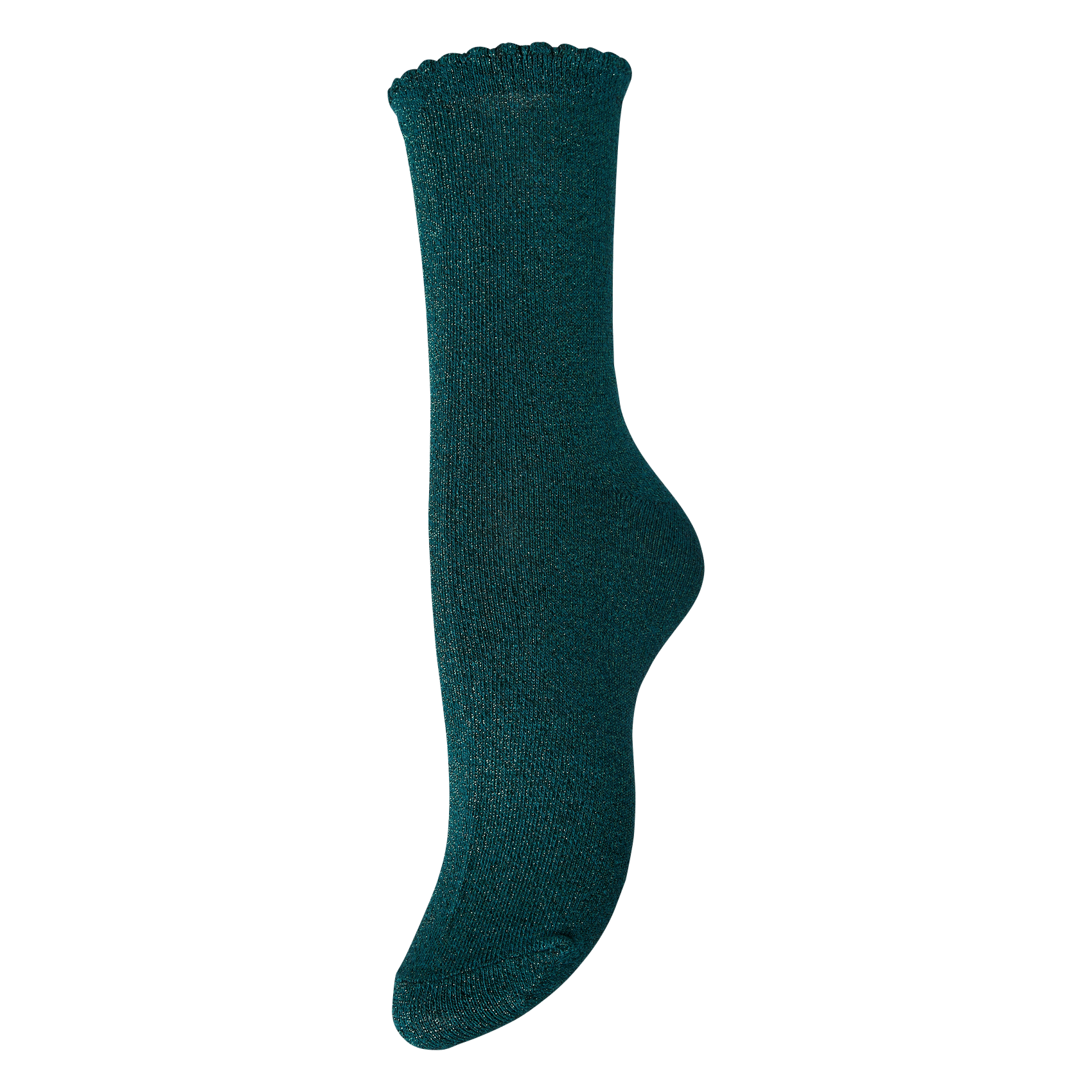 Metallic thread cotton-blend socks PIECES