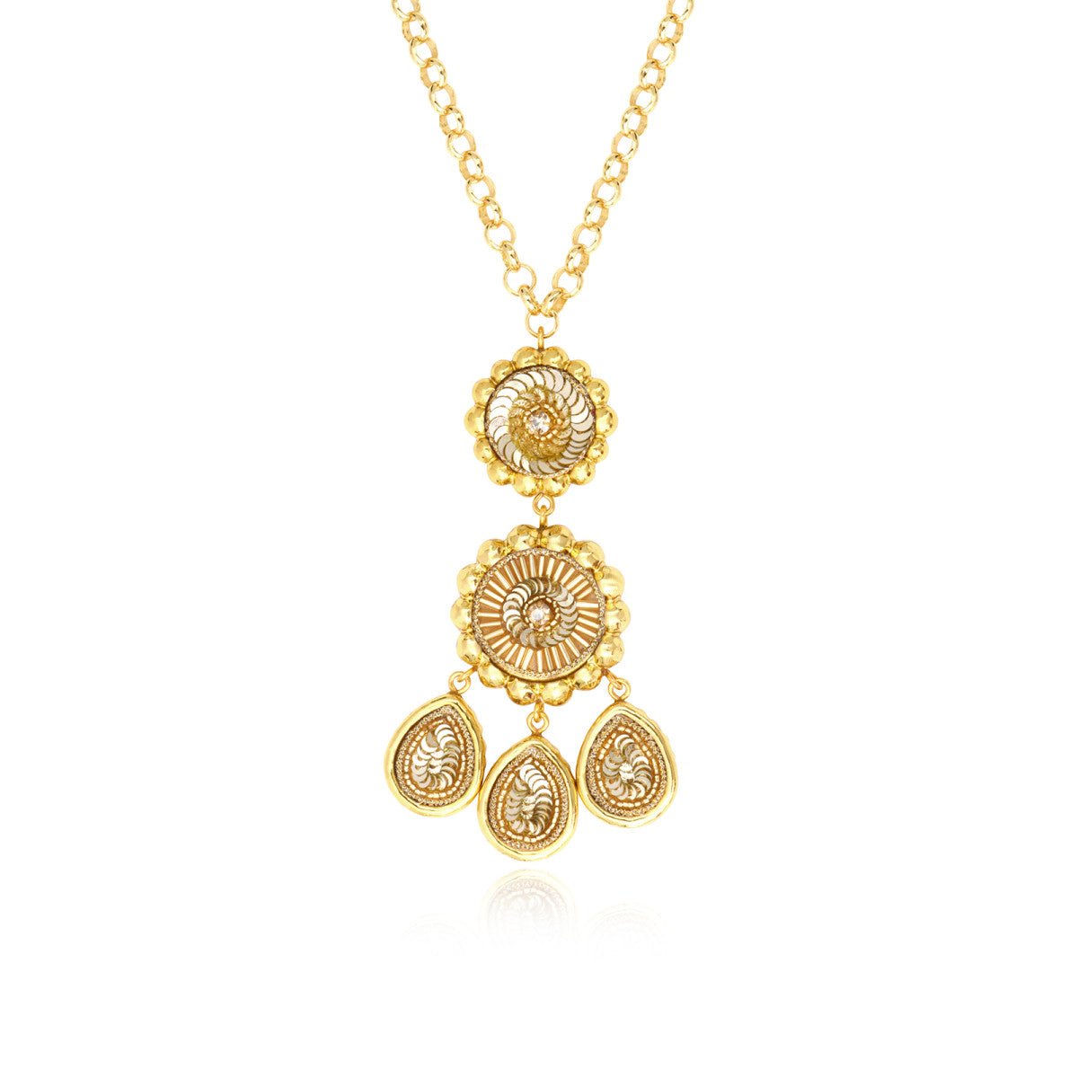 Long necklace SATELLITE PARIS Golden