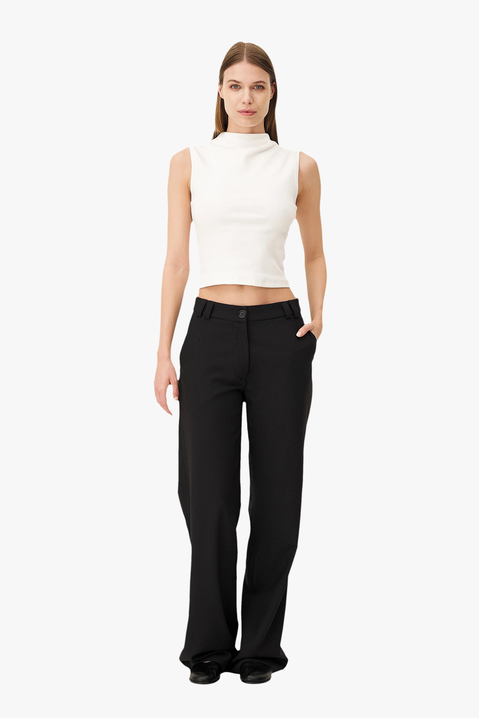 Flared pants gilia Noyoco Black