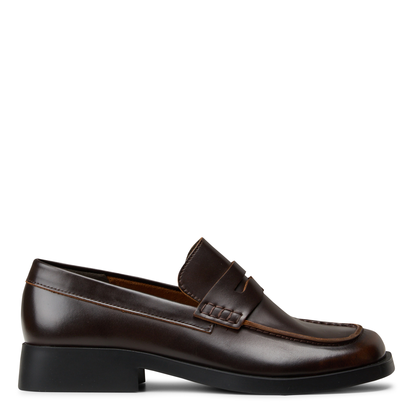 Leather loafers CAMPER Brown