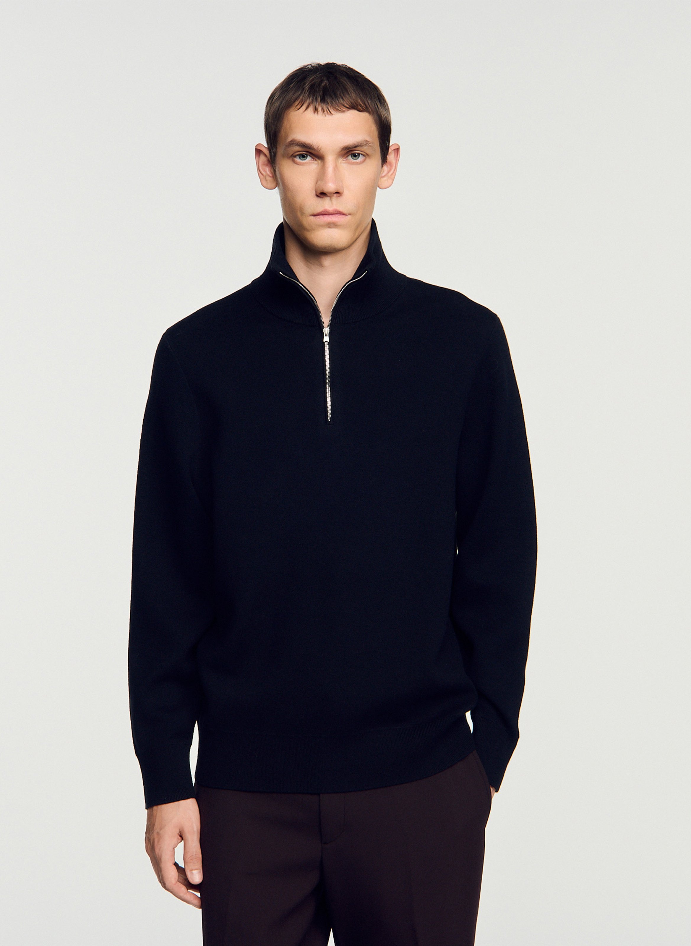 Pull camionneur en laine mélangée SANDRO