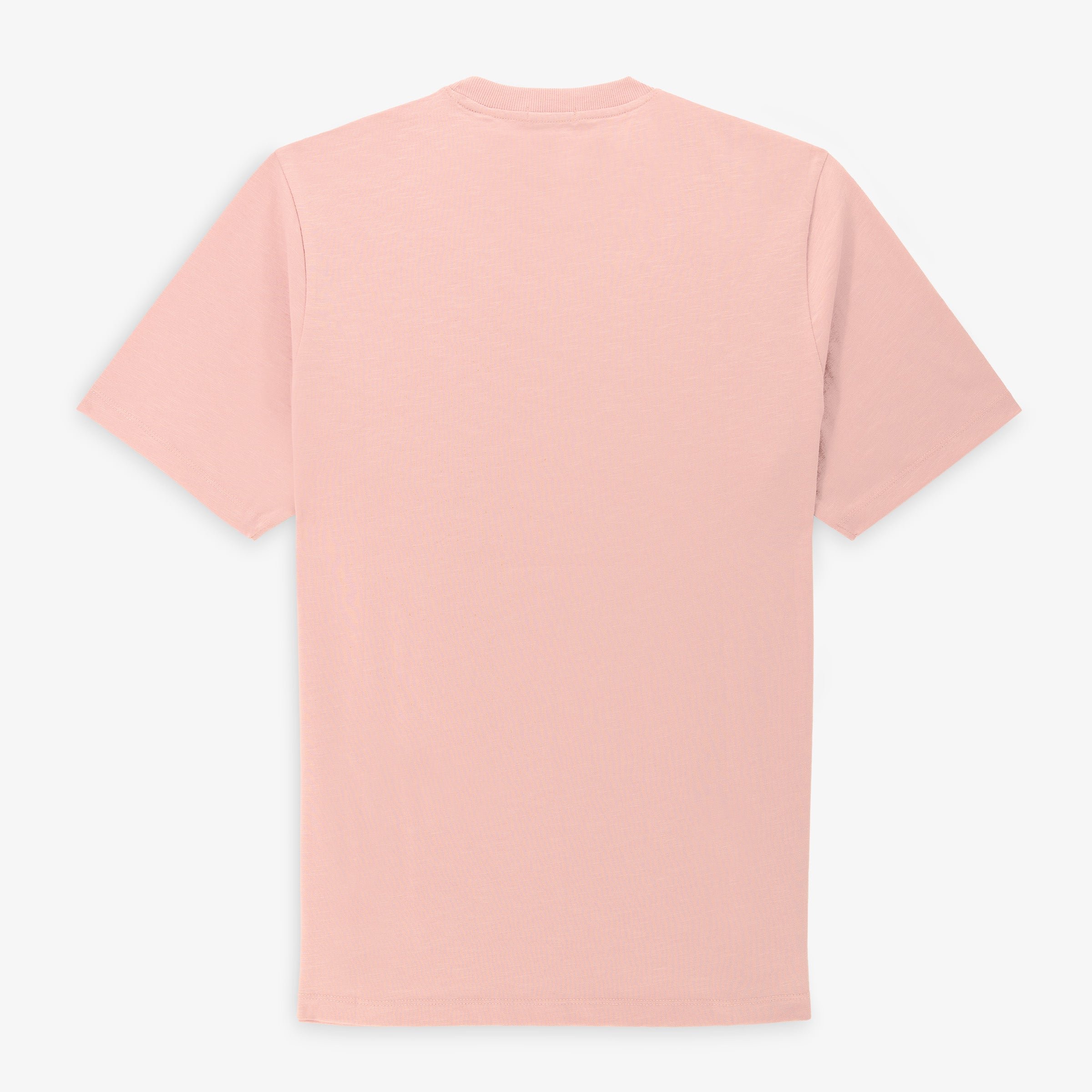 Short-sleeved slub cotton T-shirt SERGE BLANCO Pink