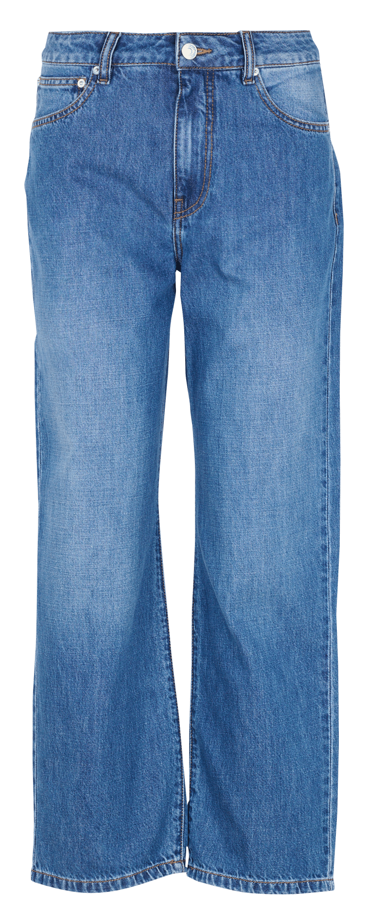 Jean droit en coton mélangé ACQUAVERDE Bleu