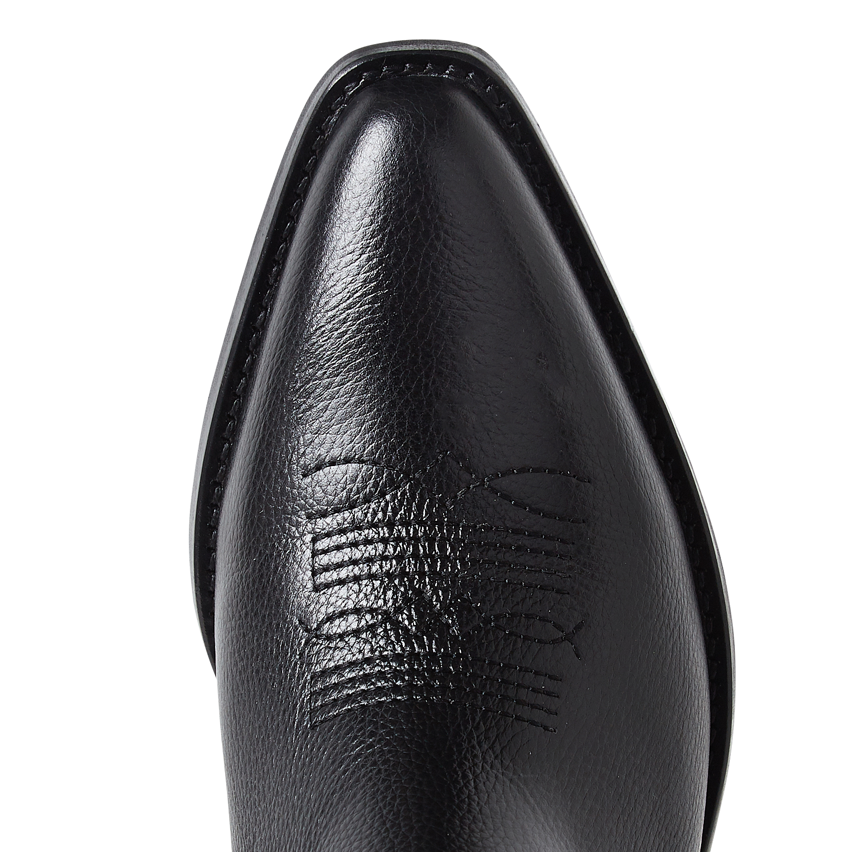 Leather cowboy boots JONAK Black