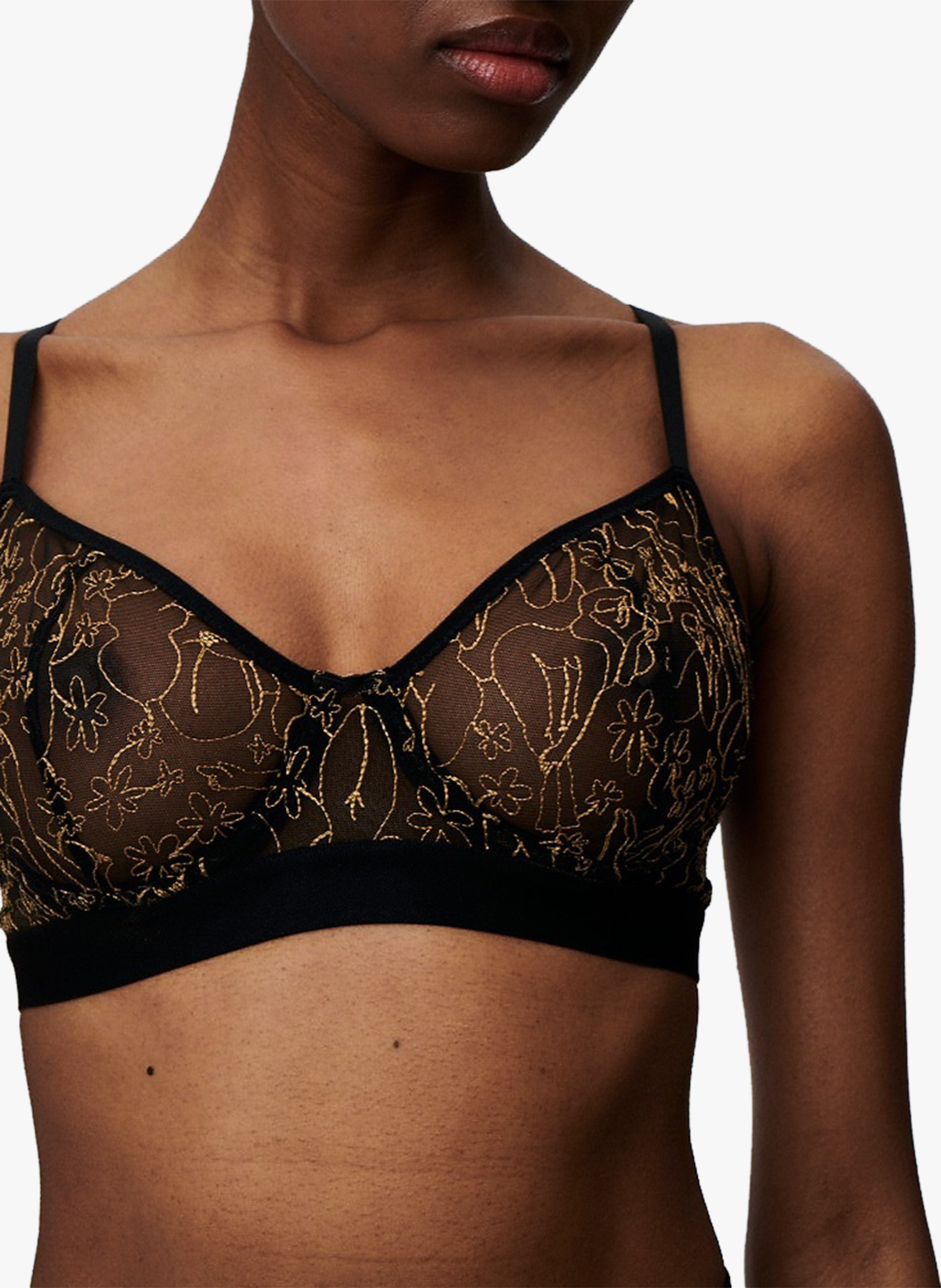 Soutien-gorge à armatures  UNDRESS CODE Doré