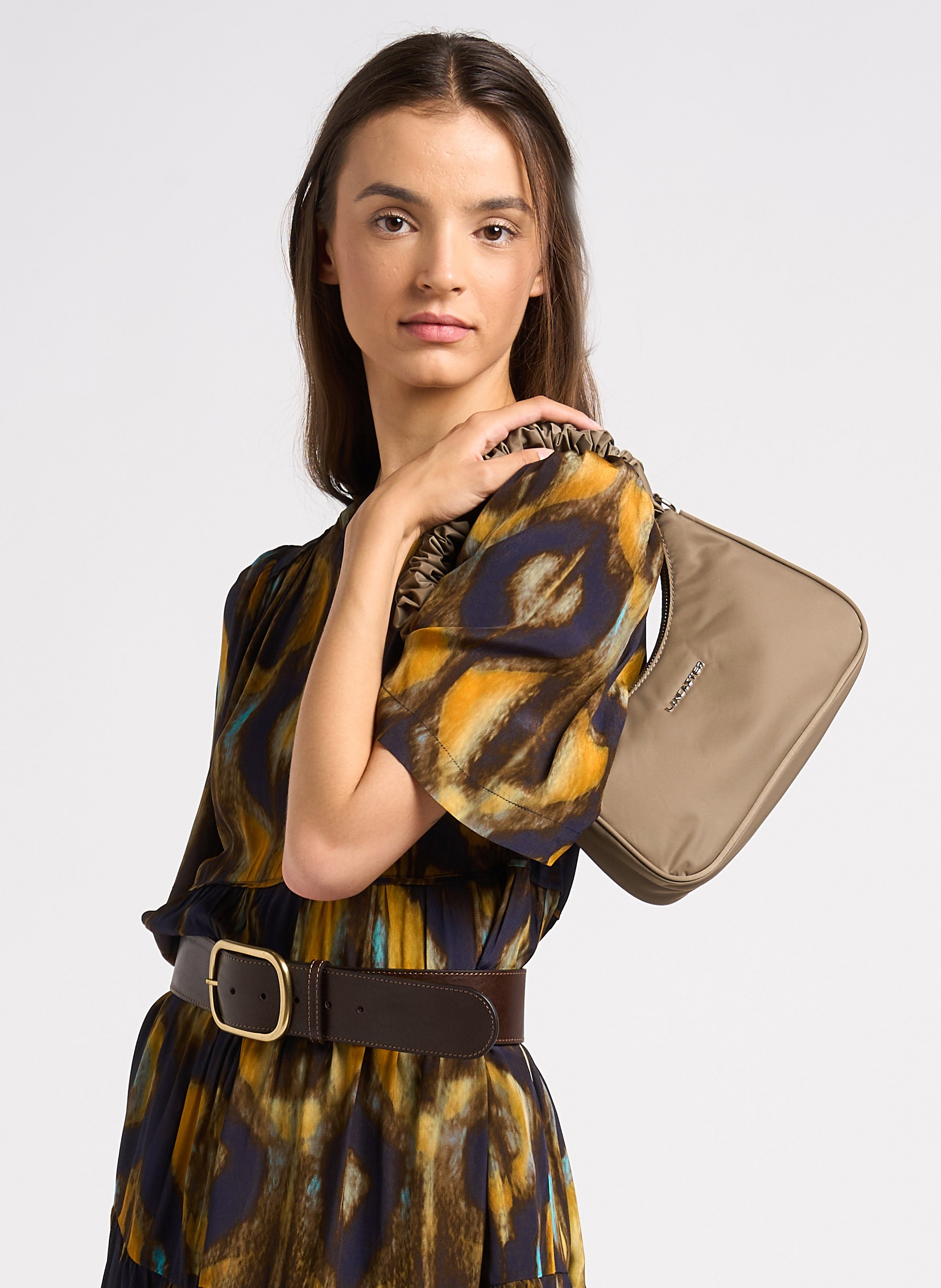 Schoudertas met schouderband LANCASTER PARIS Beige