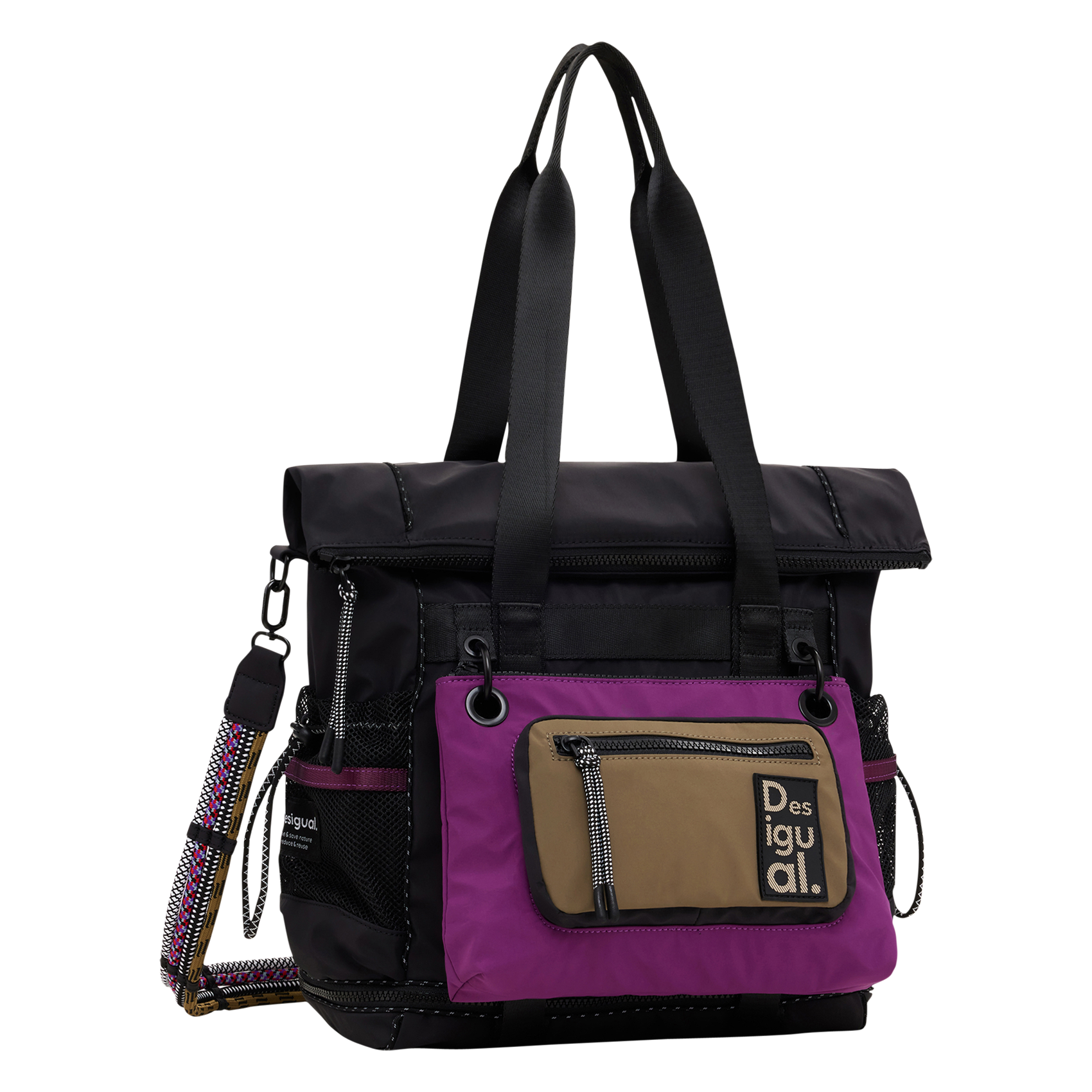 Sac à dos multipostion DESIGUAL Noir