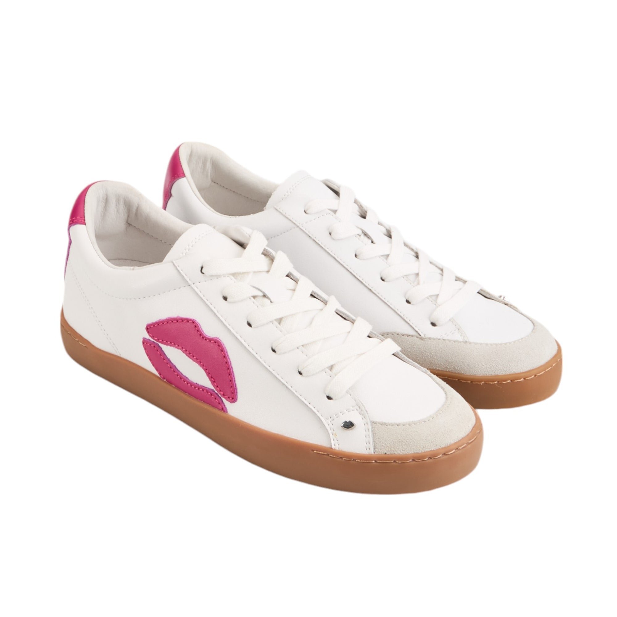 Jimmy leather sneakers BONS BAISERS PARIS White