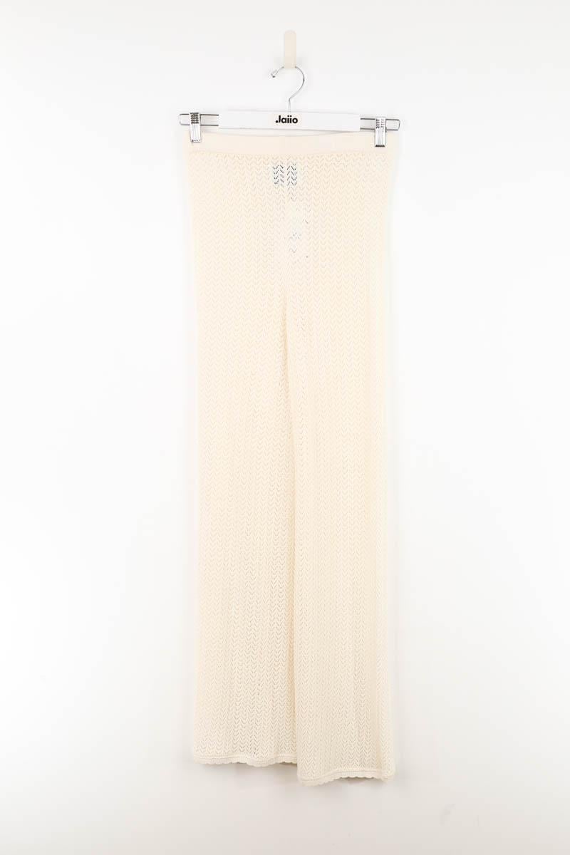 Wide leg white pants ANTIK BATIK - Seconde Main White