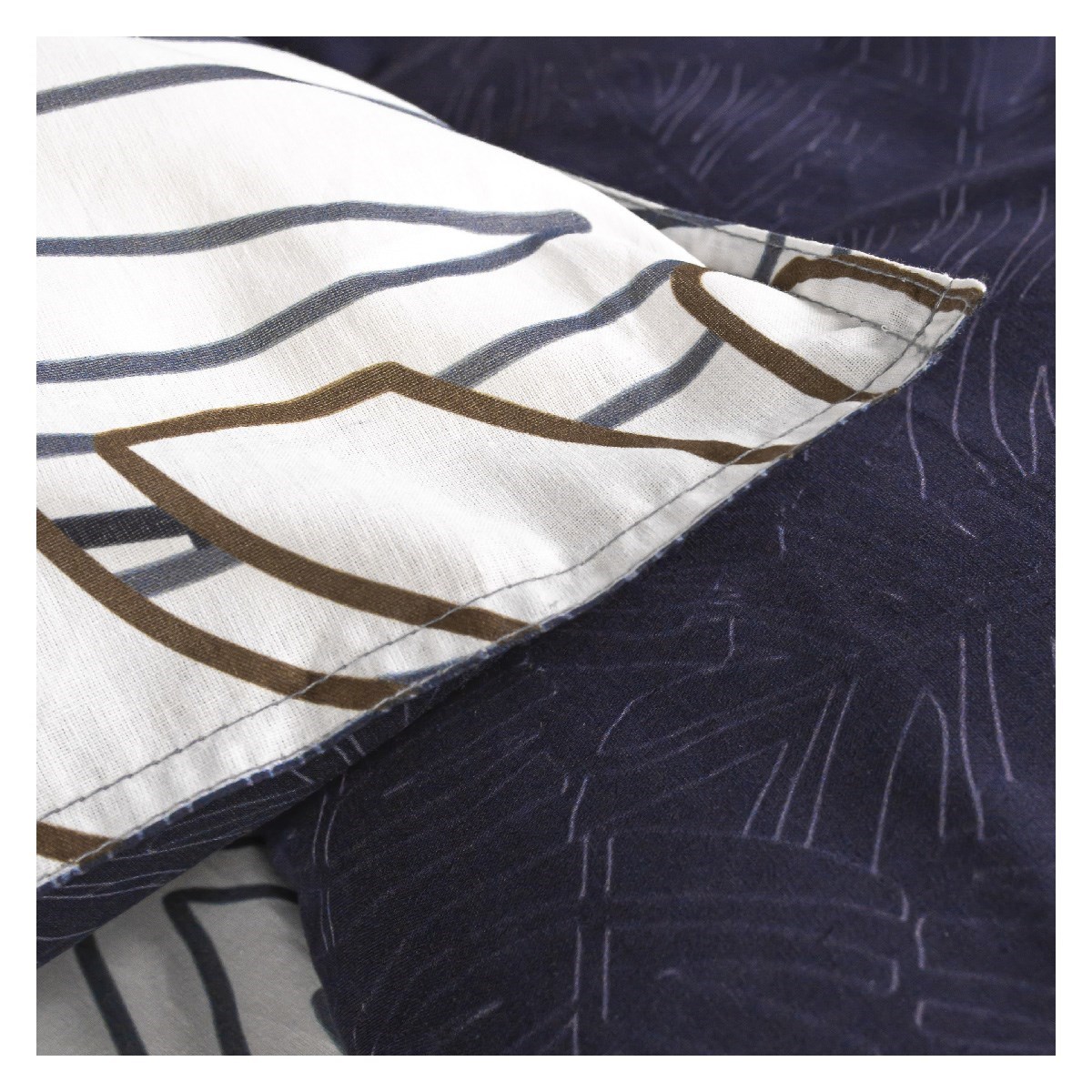 Jungle print cotton bedding set TODAY LINGE DE MAISON White