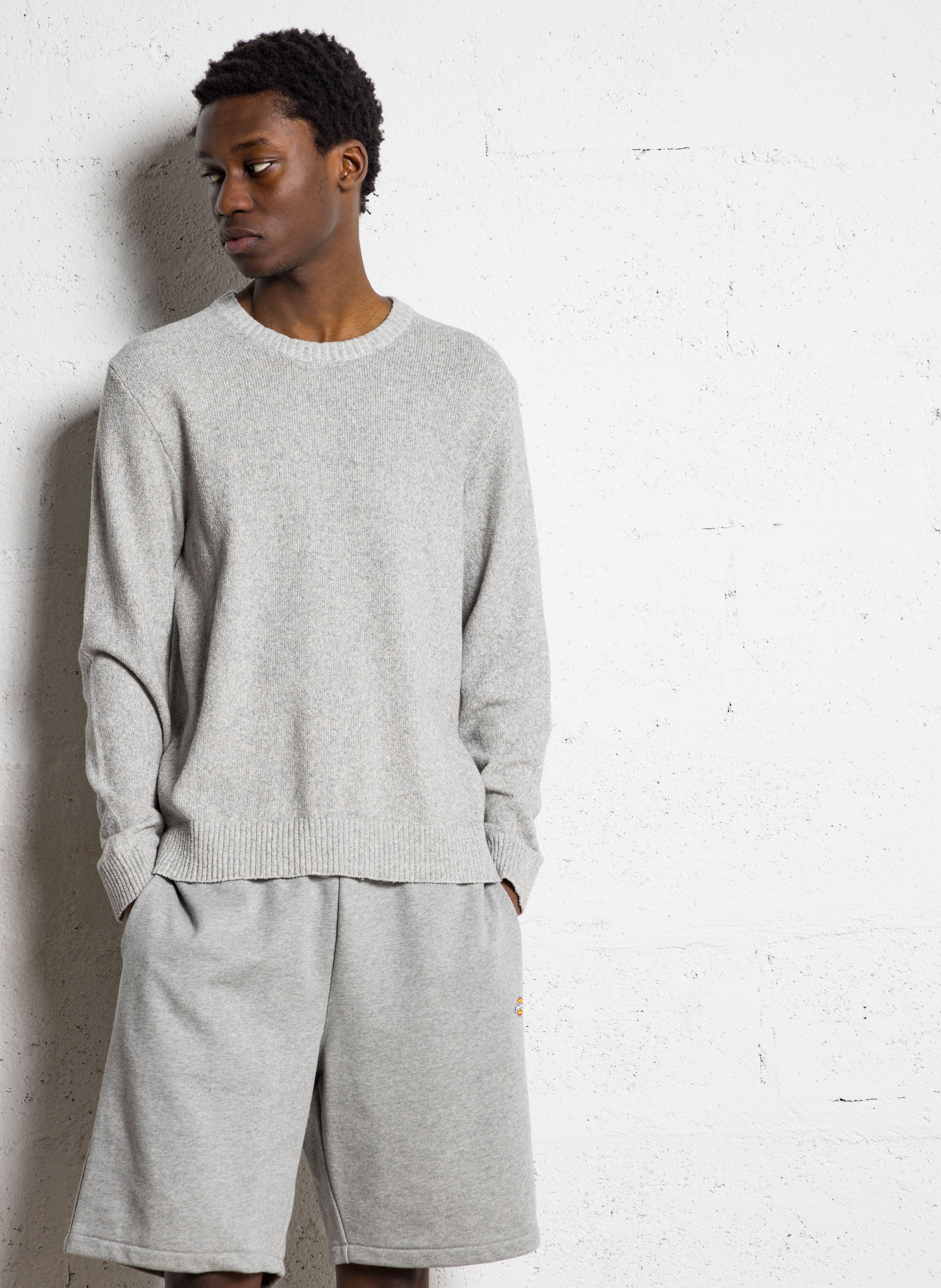 Straight cotton shorts DICKIES Grey