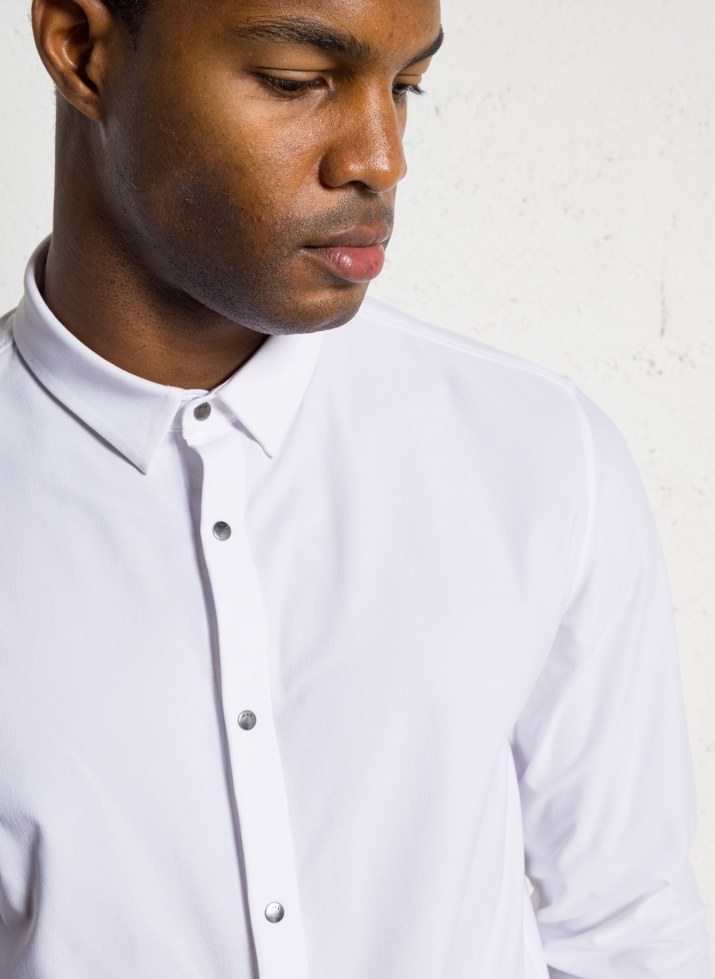Chemise col classique IKKS White