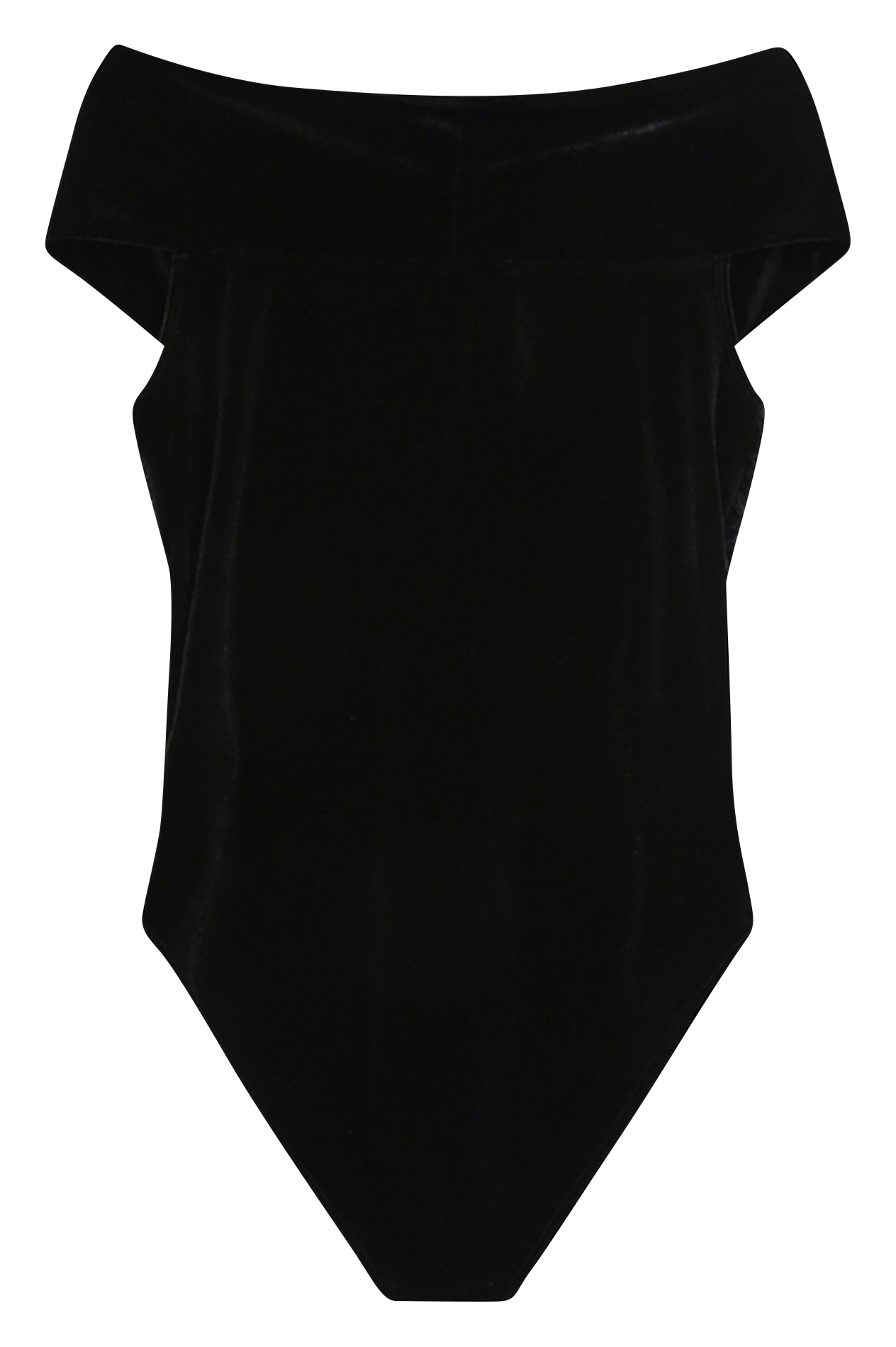 Velvet bardot body GRACE ET MILA Black