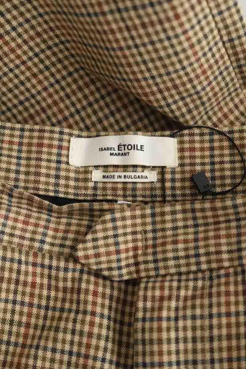 Slim-fit cotton cargo pants ISABEL MARANT ÉTOILE - SECONDE MAIN Beige