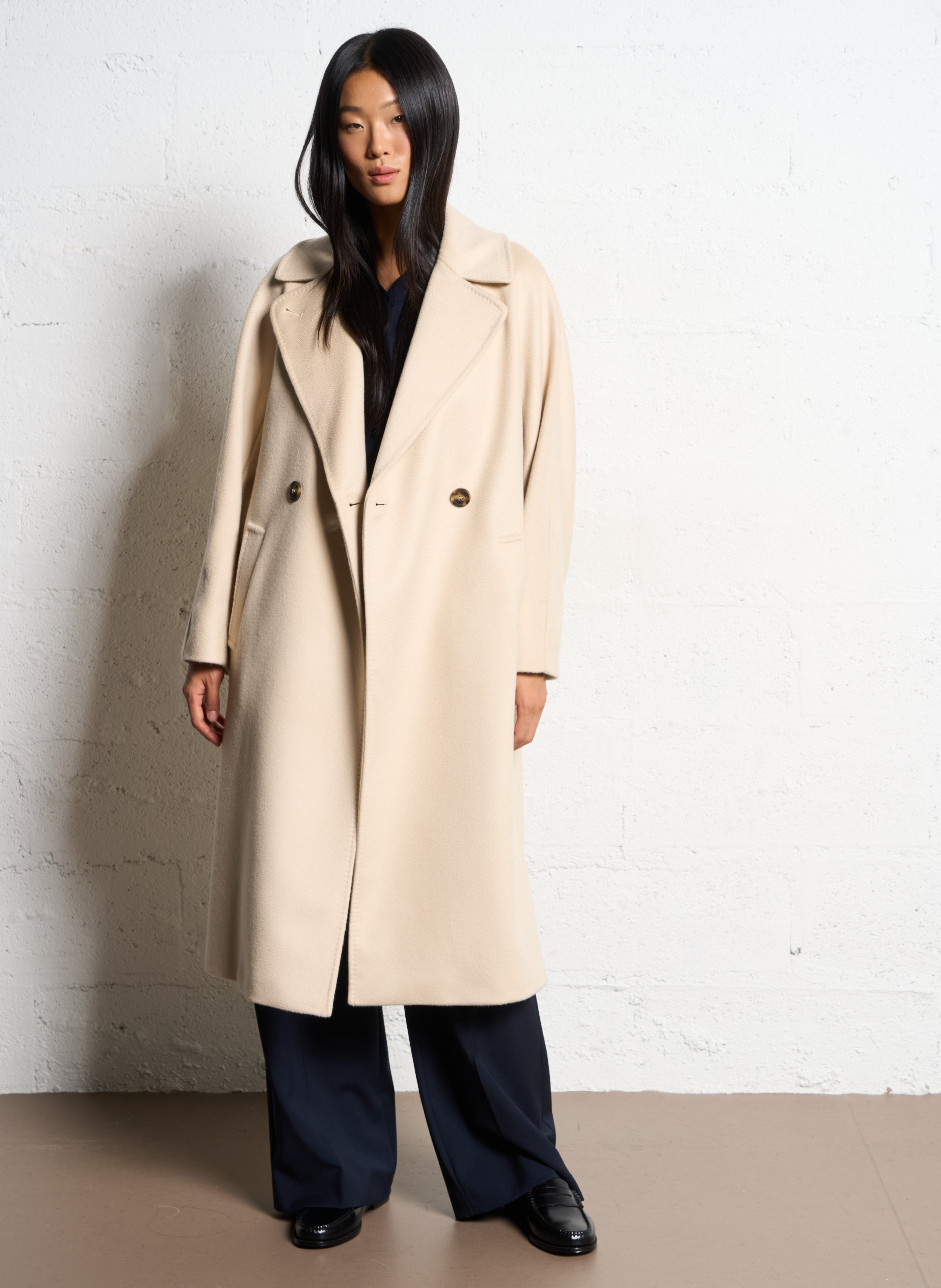 Cocoon-Mantel aus Wolle mit Reverskragen MAX MARA WEEK END