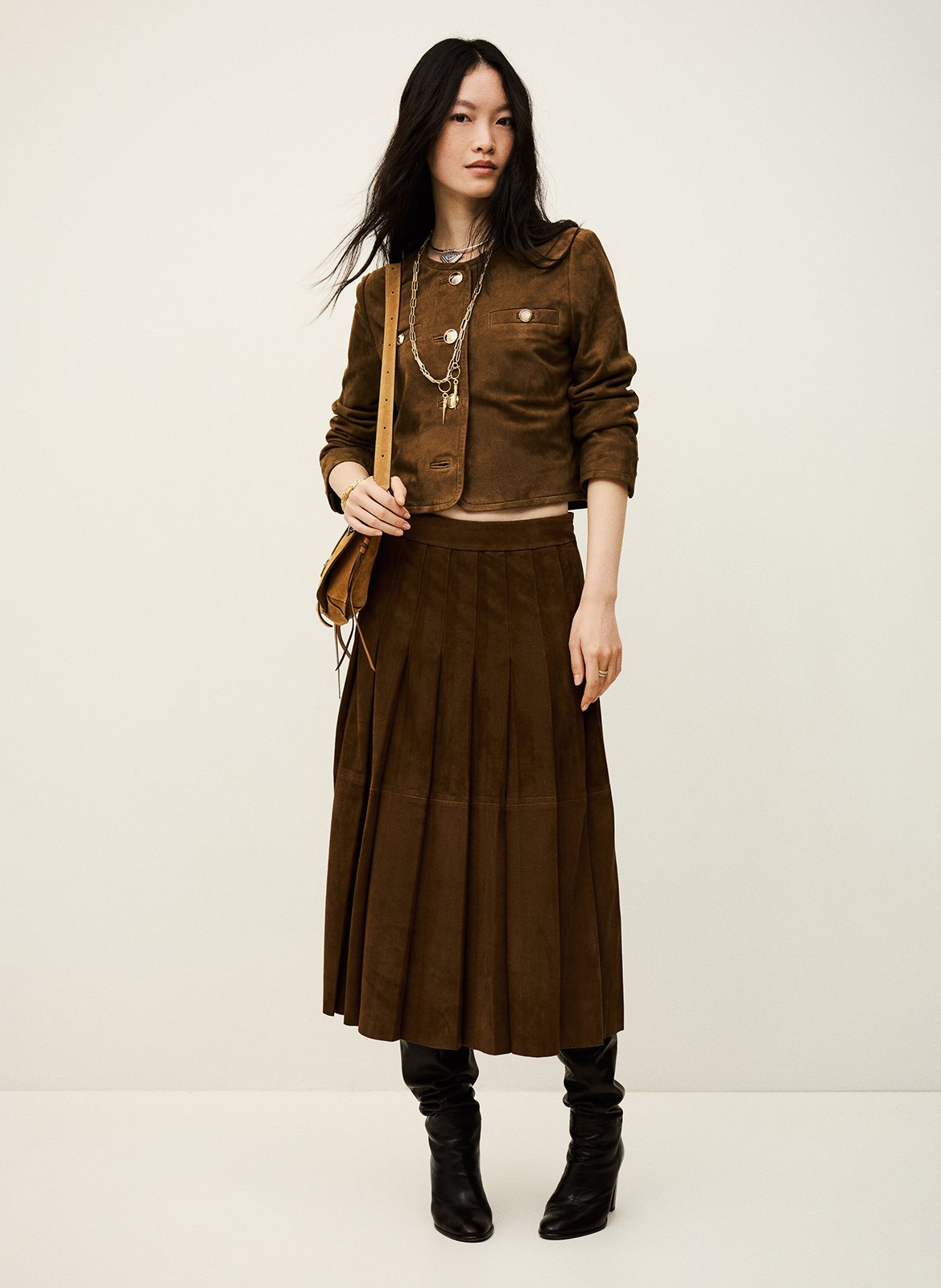 Jasje van velours BA&SH Bruin