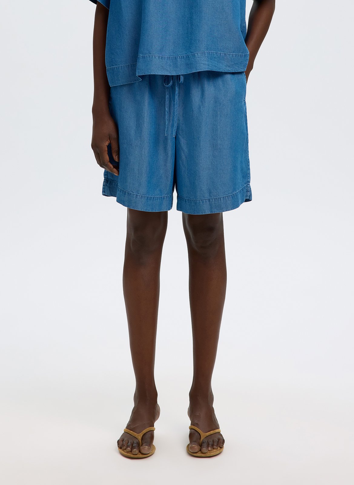 Straight shorts SELECTED Blue