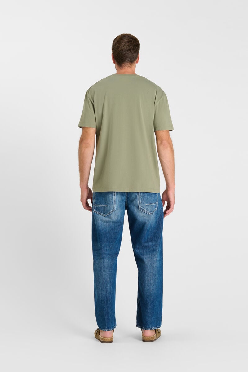 Tommy Badge T-shirt LE TEMPS DES CERISES Khaki