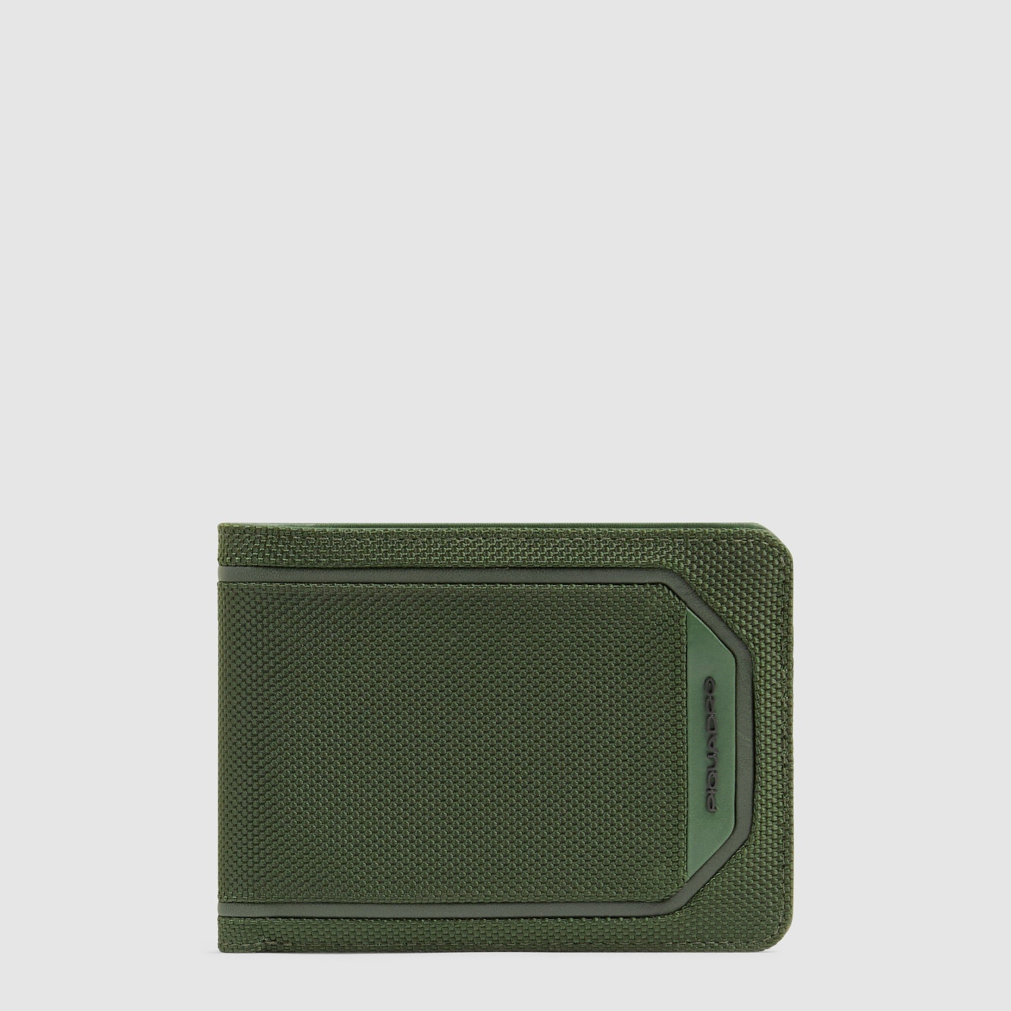 Babylon leather wallet PIQUADRO Green