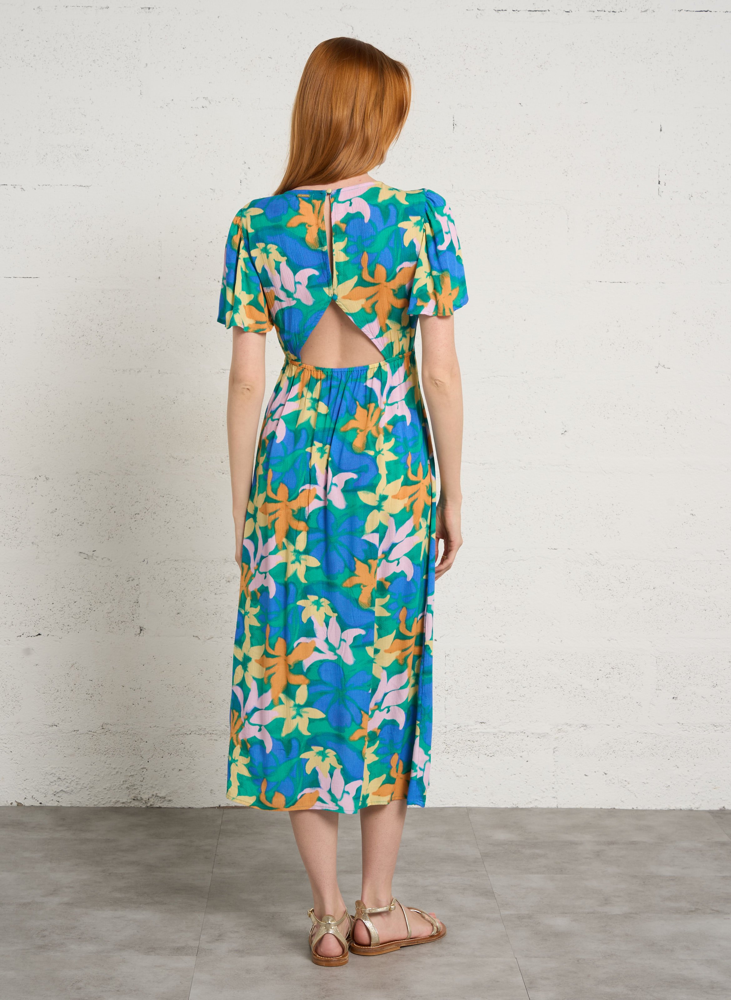 Long beach dress BILLABONG Multicolored