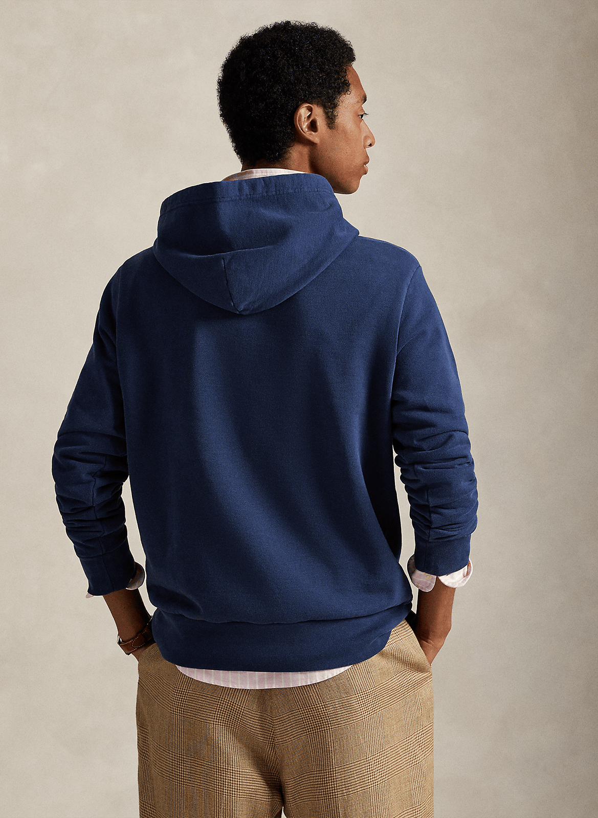 Sweat à capuche en coton POLO RALPH LAUREN Bleu