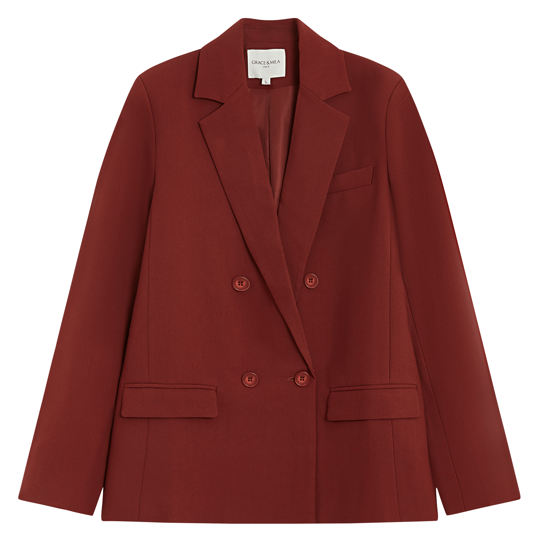 Straight suit jacket GRACE ET MILA Orange