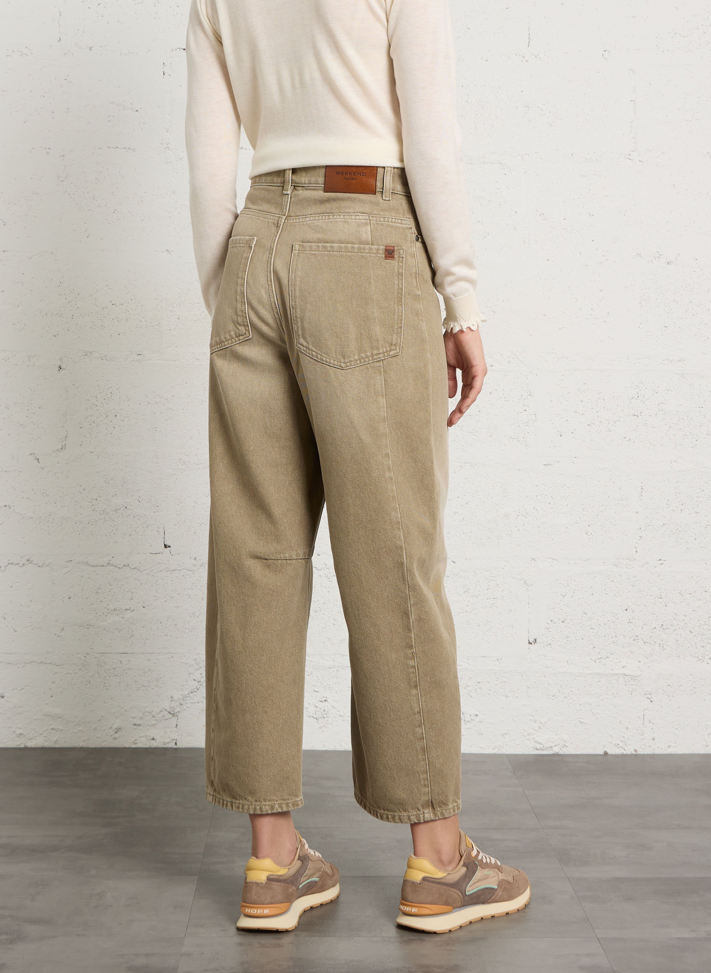 Wijde jeans MAX MARA WEEK END Beige