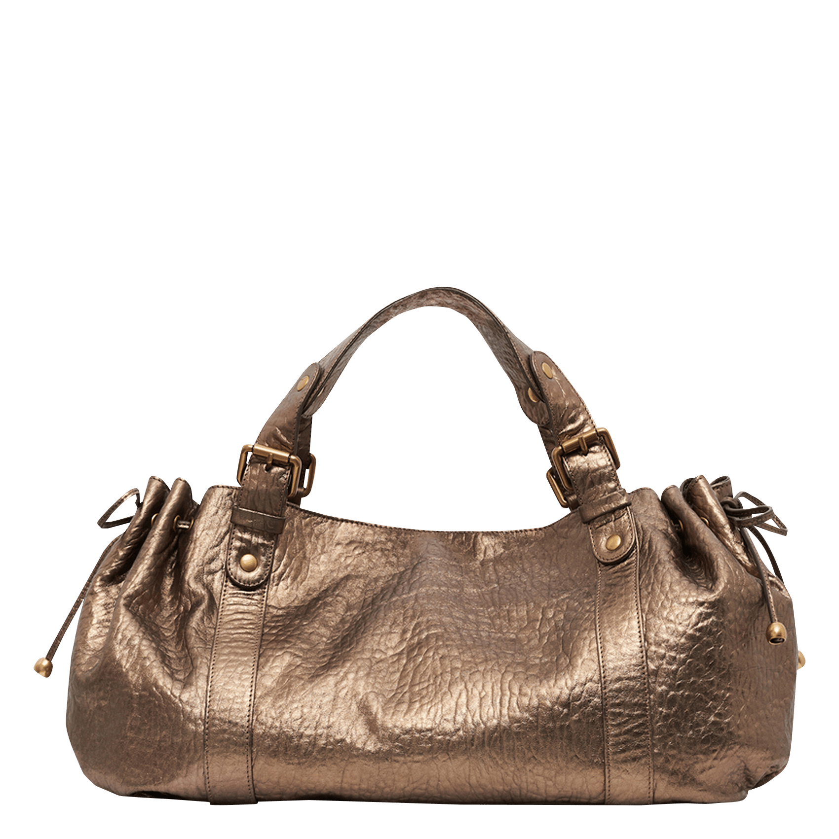 Leren handtas GERARD DAREL Goudkleurig