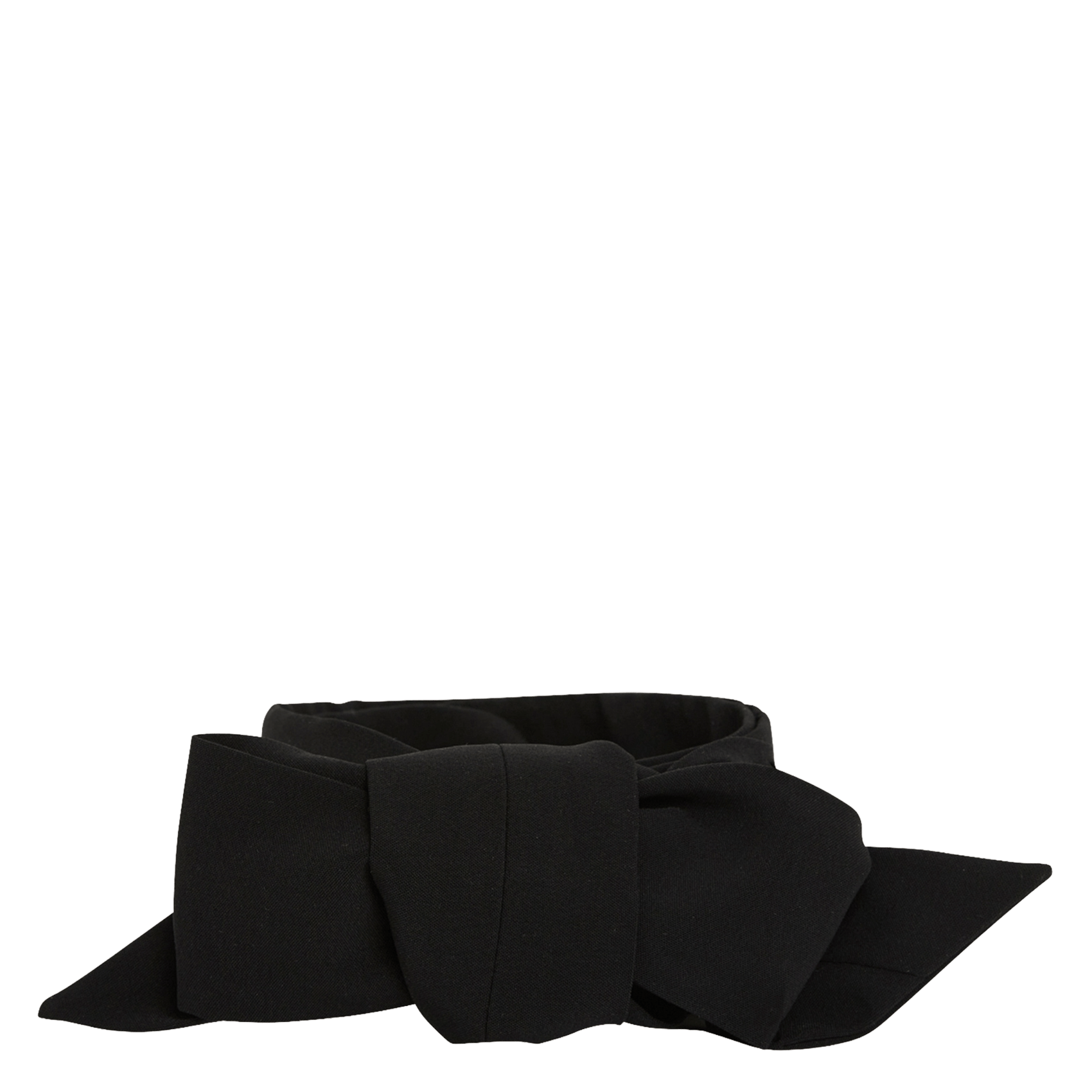Sequin Tie Belt COTELAC Black