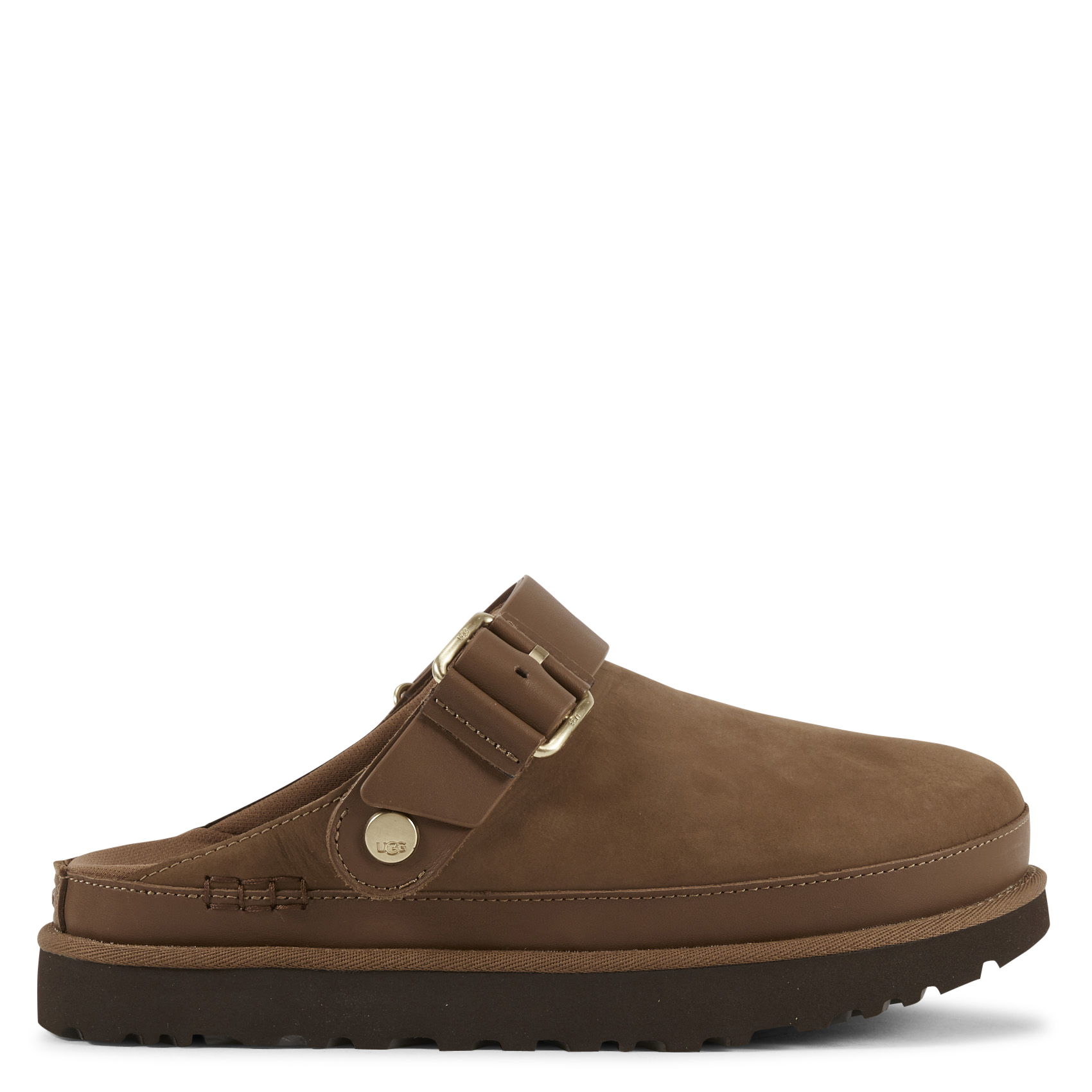 Platte, leren sandalen UGG Bruin