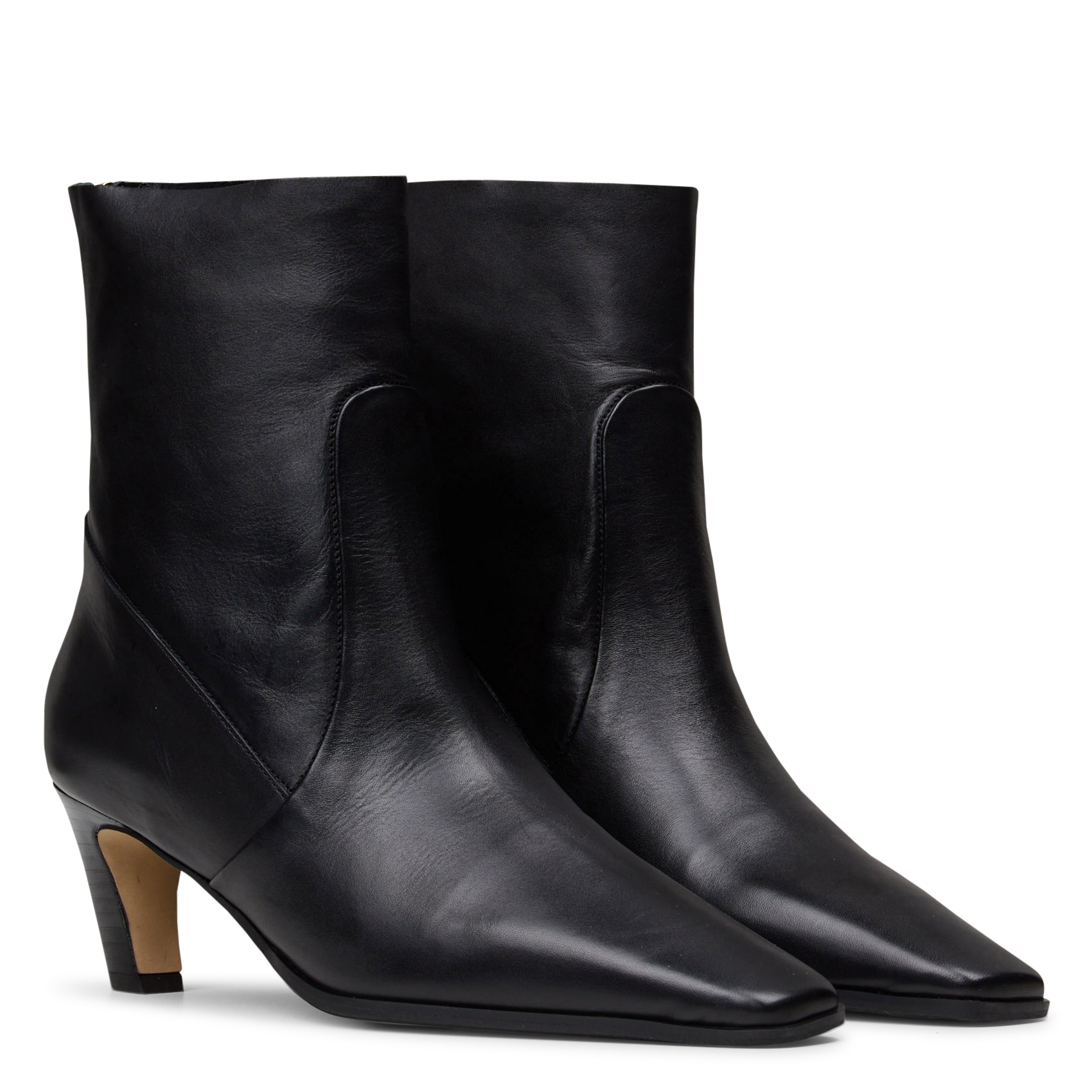 Lederstiefeletten MAISON TOUFET Schwarz