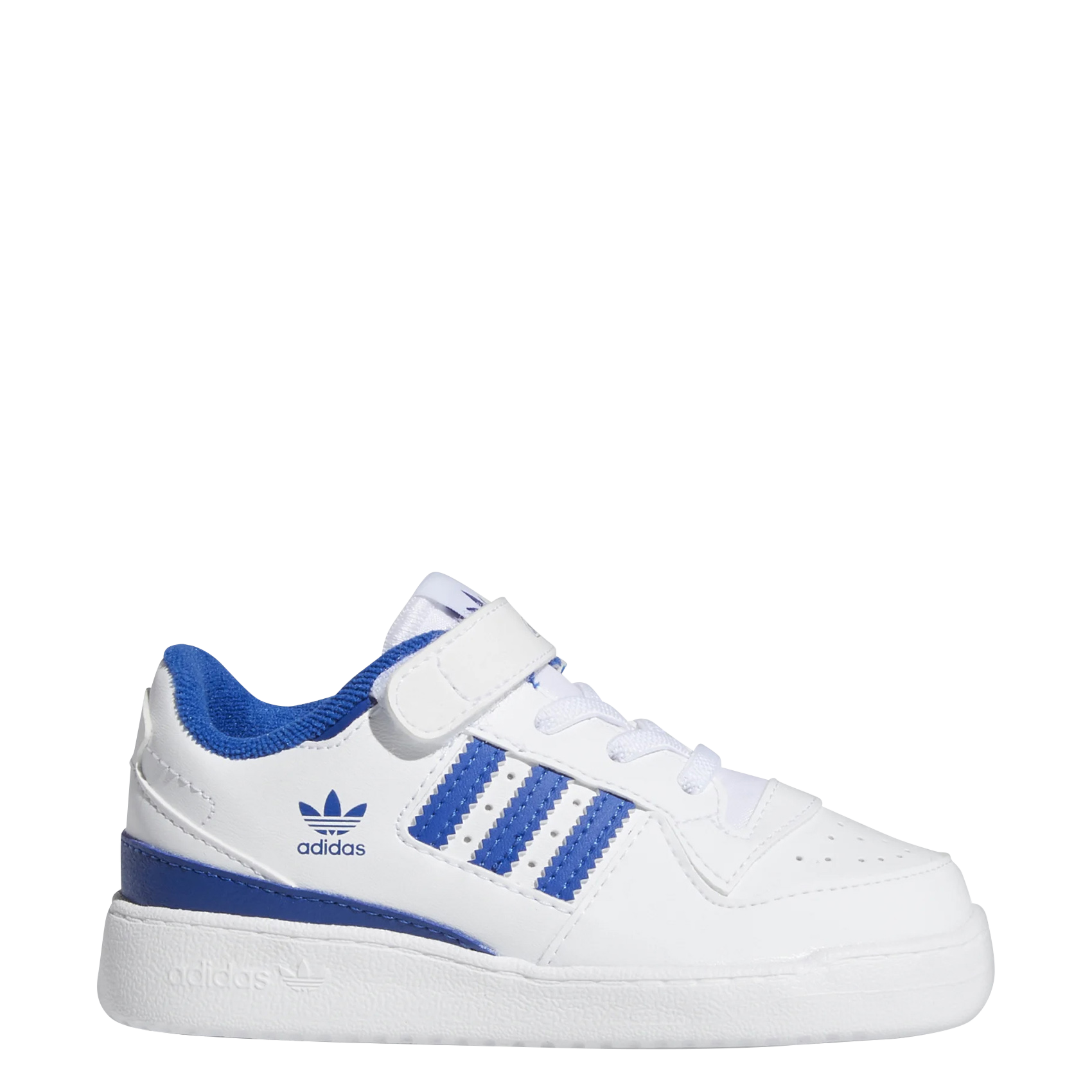 Baskets basses en cuir ADIDAS Blanc