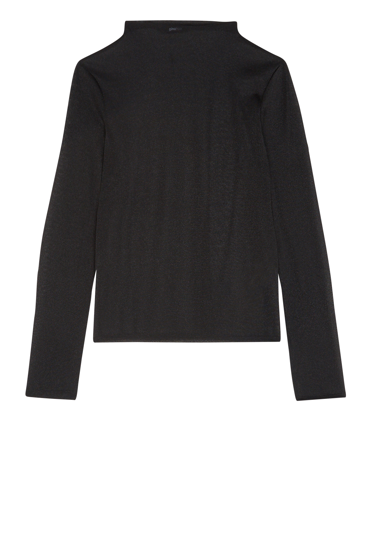 Top col montant en tulle métallisé  GINA TRICOT