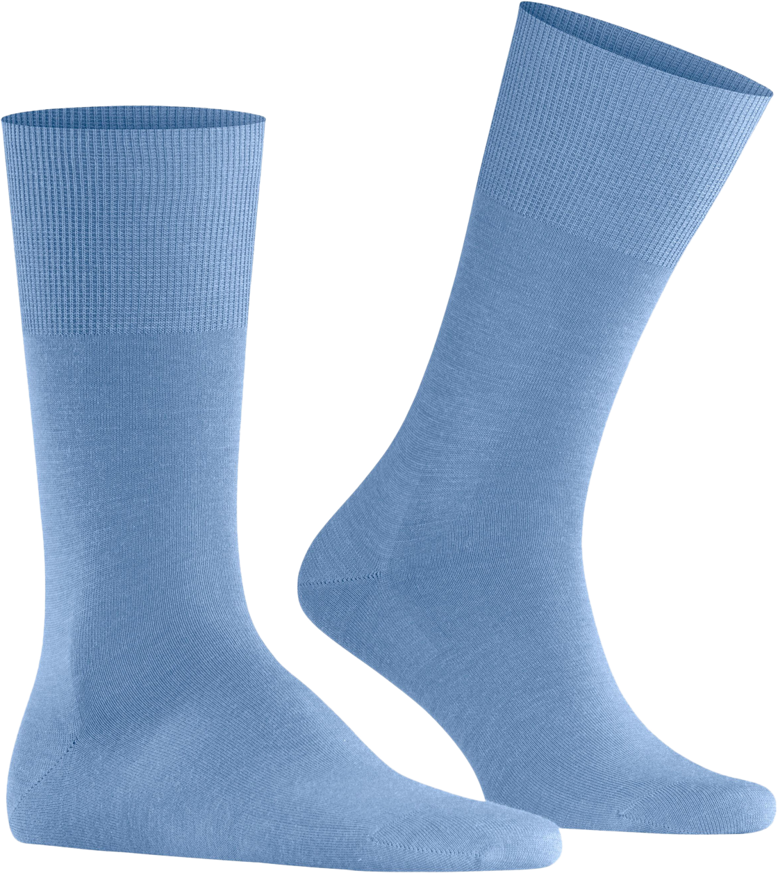 Hohe Socken aus Wollmix FALKE Blau
