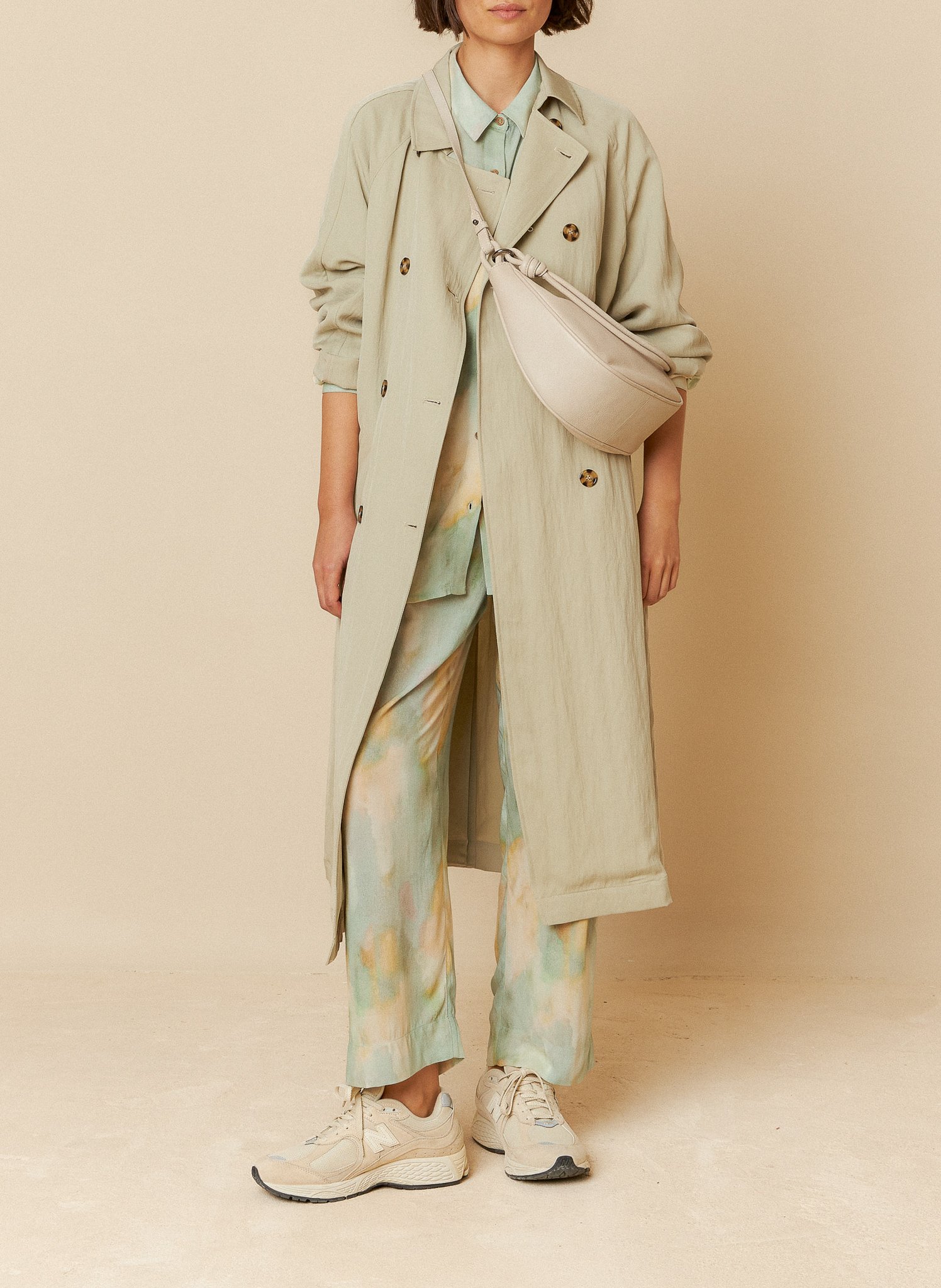 Oversized trench coat INDI & COLD Beige