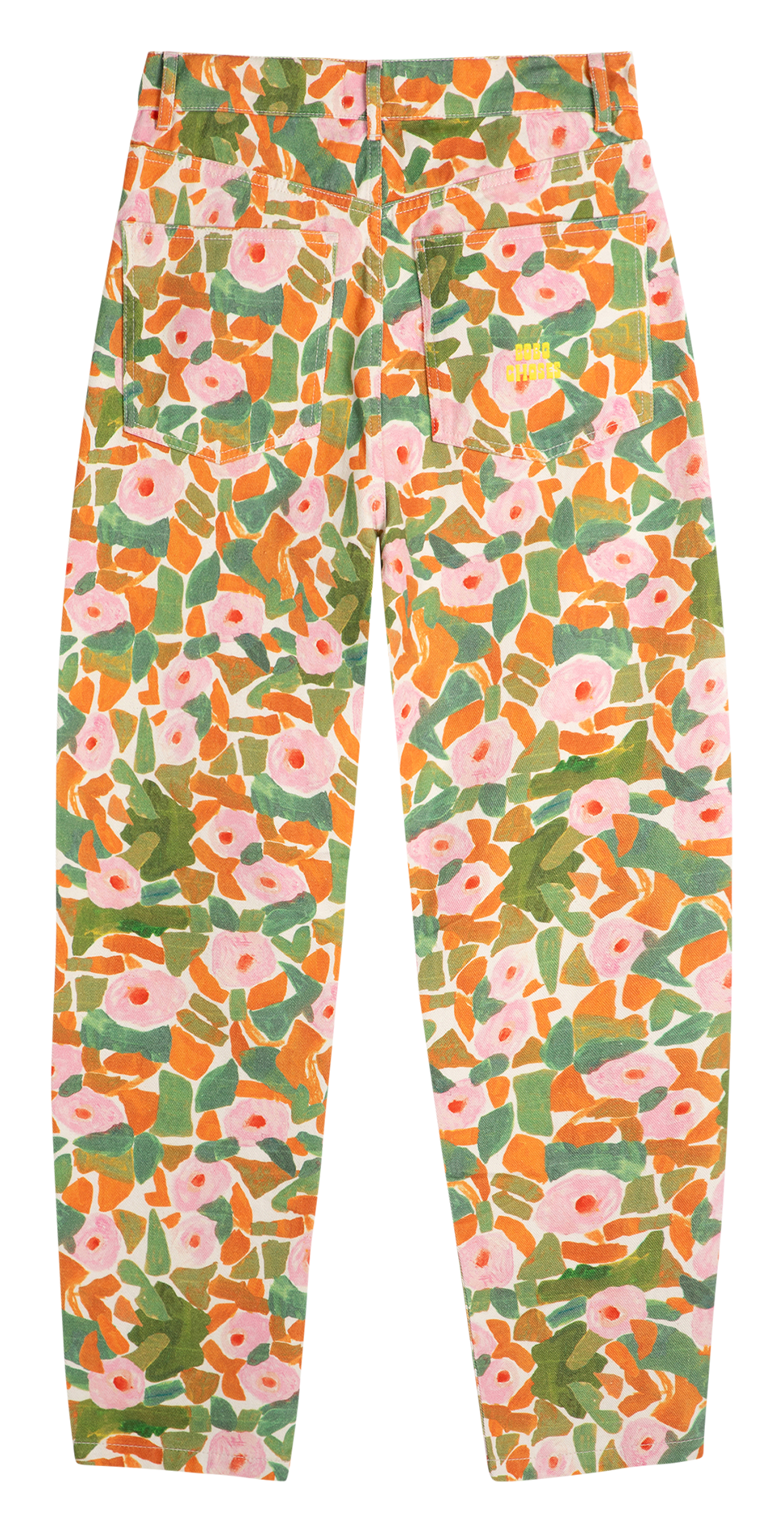 Biologische bloemenprint worteljeans van katoen BOBO CHOSES Veelkleurig
