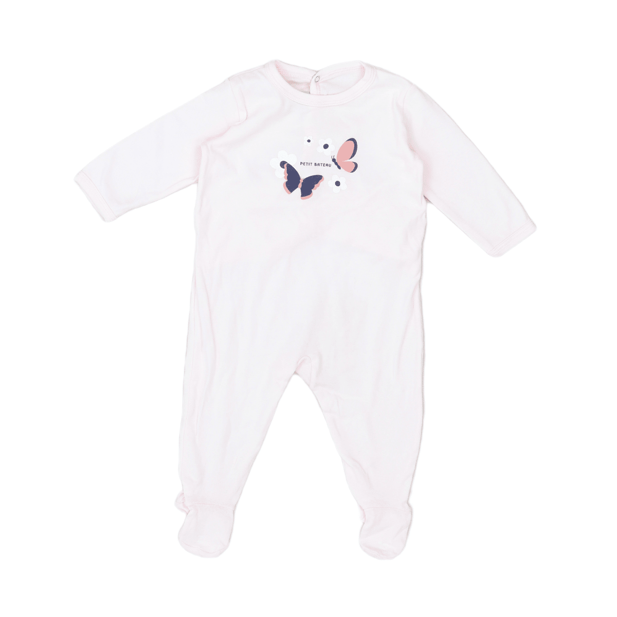 Pink Baby Pyjamas - 6 months PETIT BATEAU - Seconde Main Pink