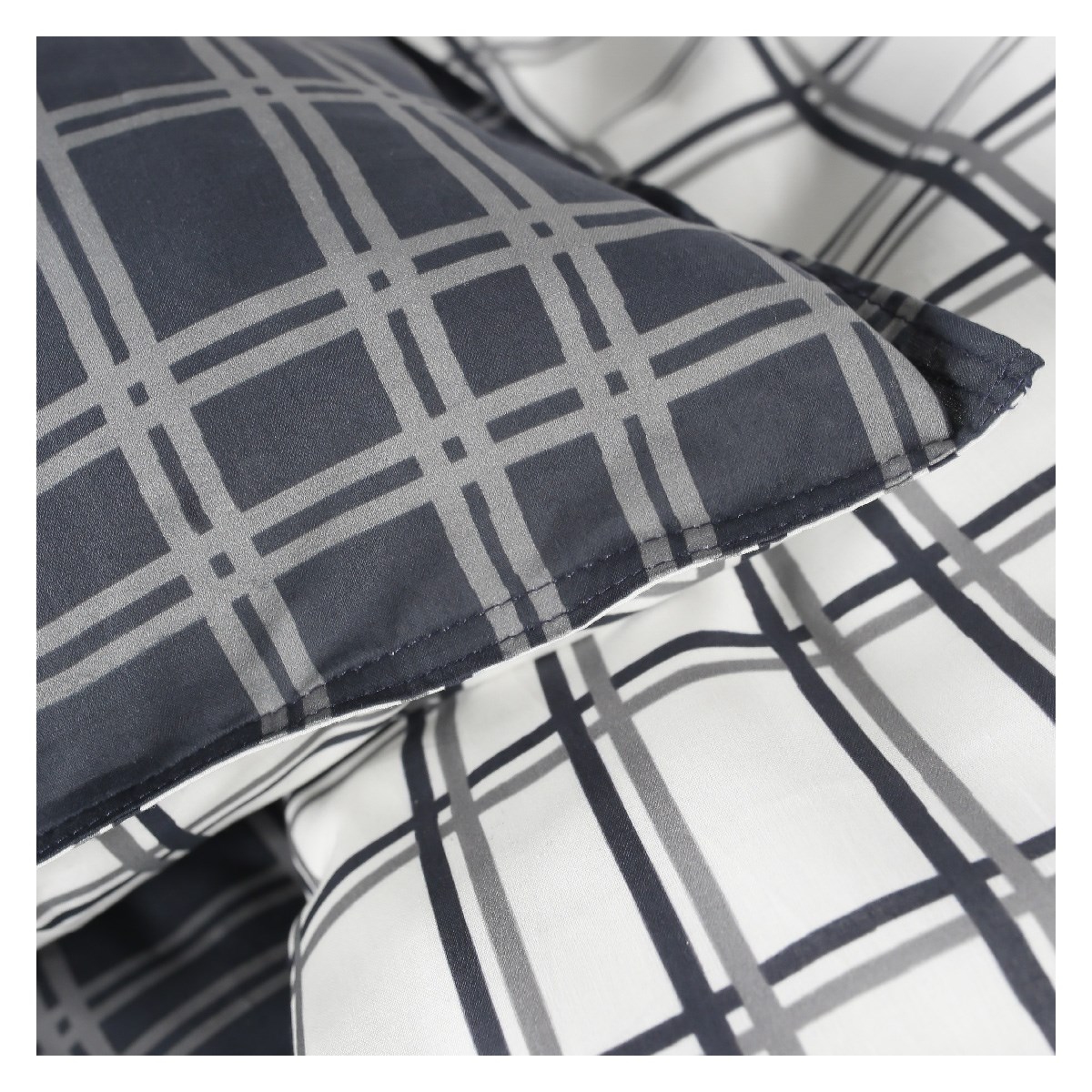 Printed cotton bedding set TODAY LINGE DE MAISON White