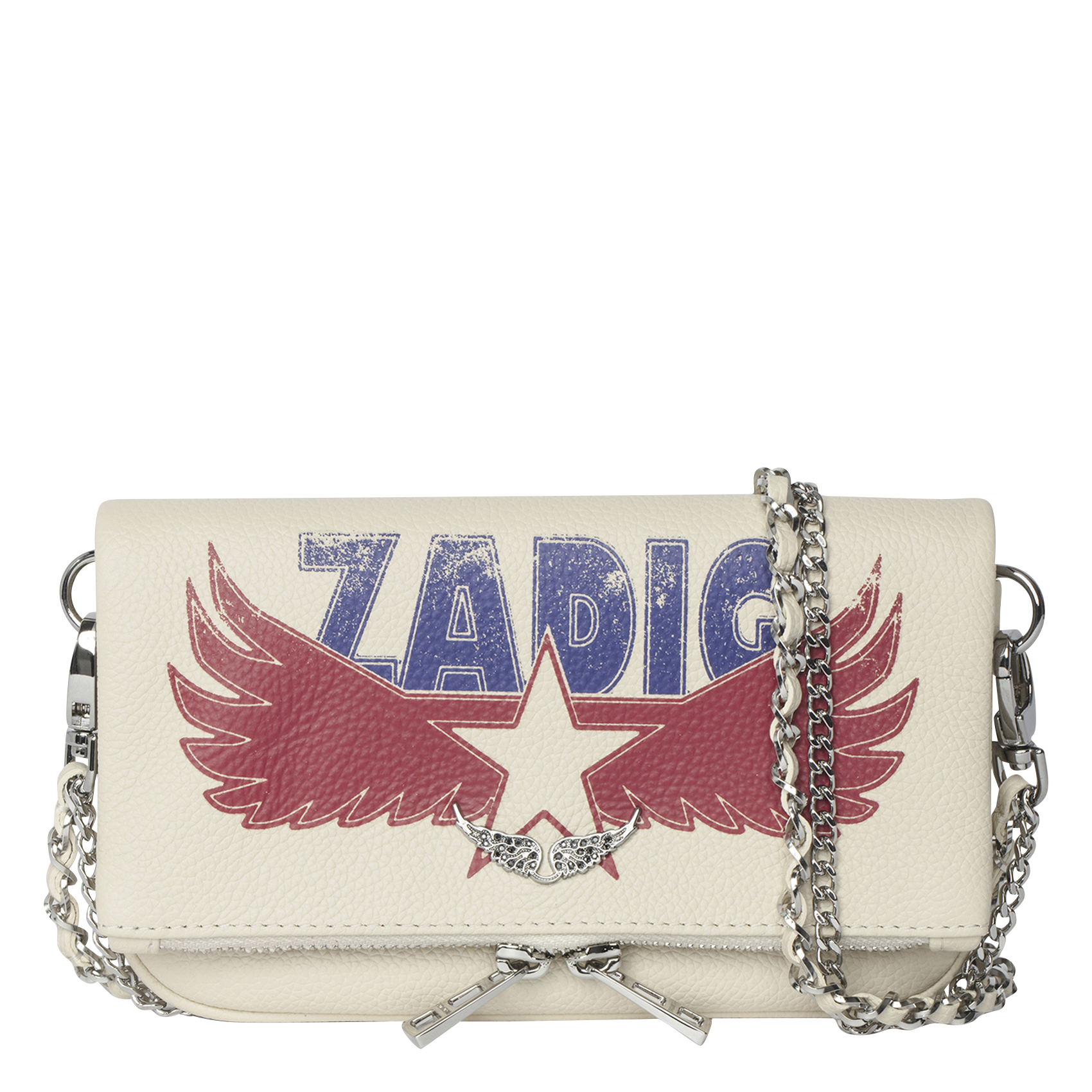 Leren crossbodytas  ZADIG&VOLTAIRE Wit