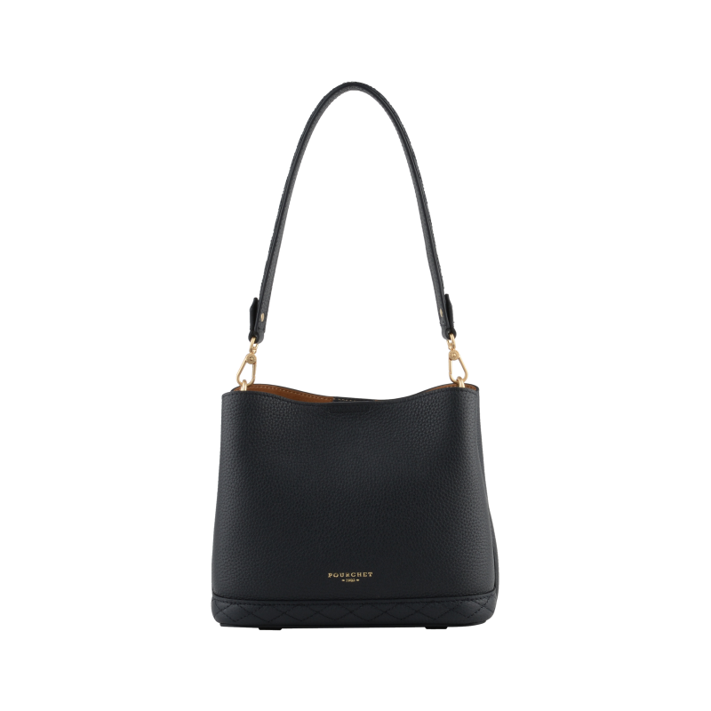 Satchel - cowhide leather POURCHET