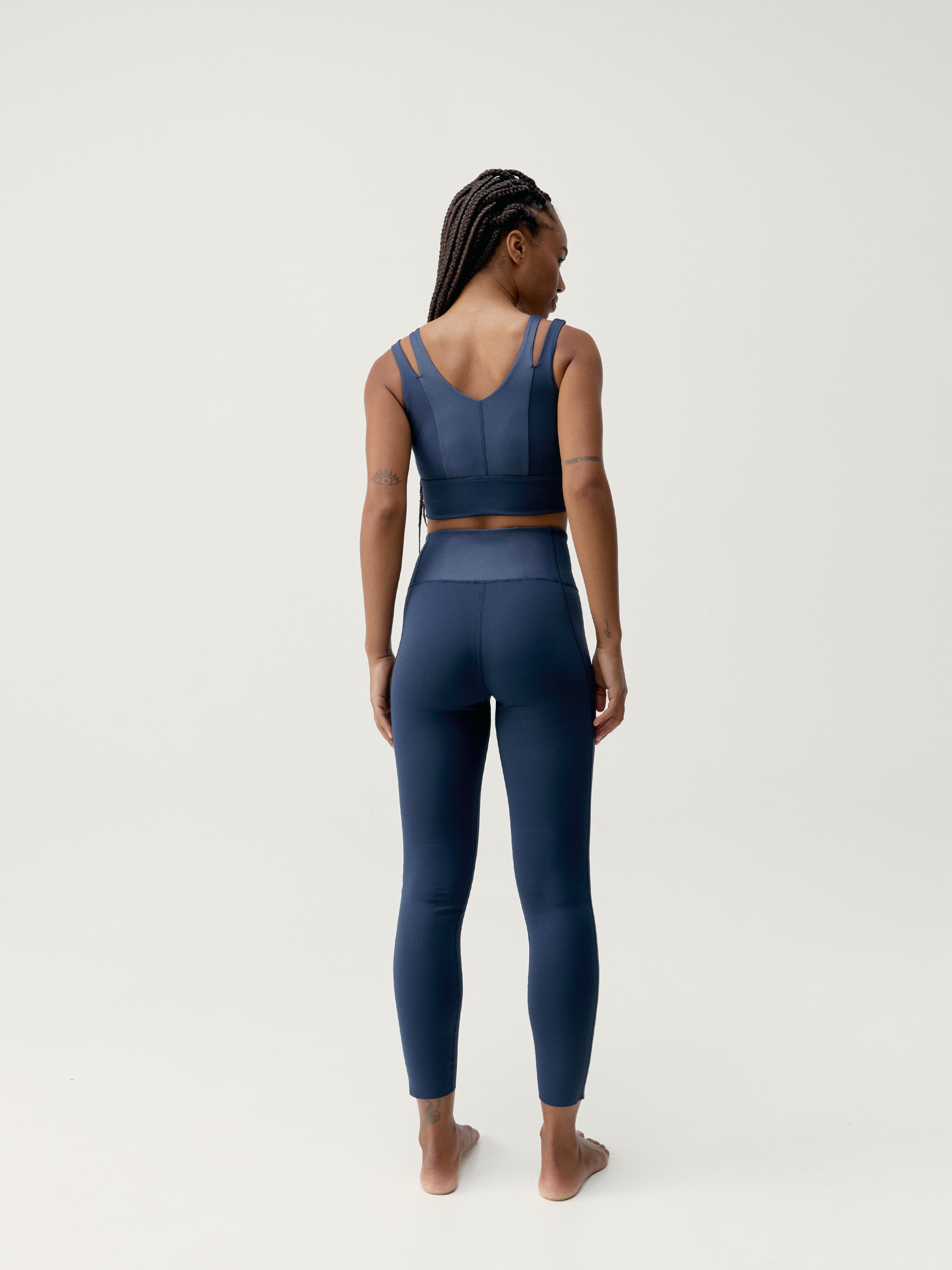Reflective pattern leggings BORN LIVING YOGA Blue