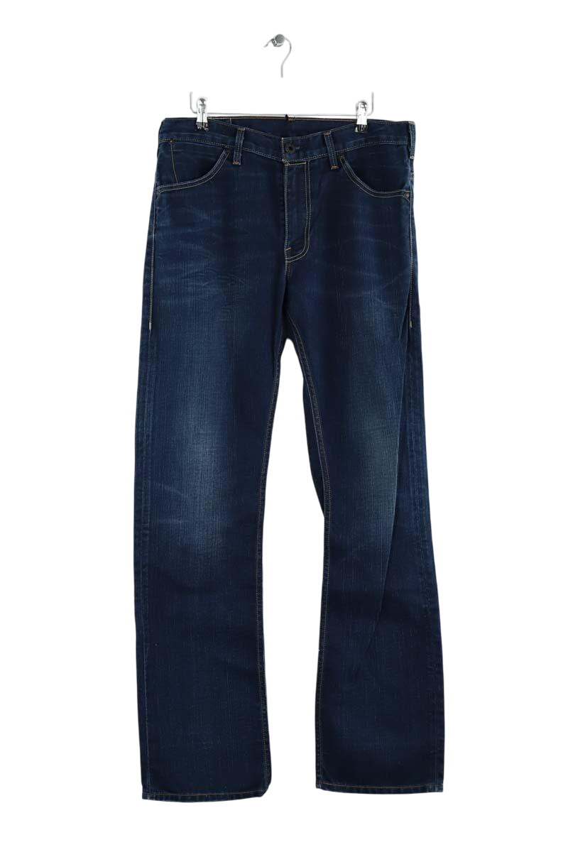 Cotton straight jeans LEVI'S - Seconde main Blue