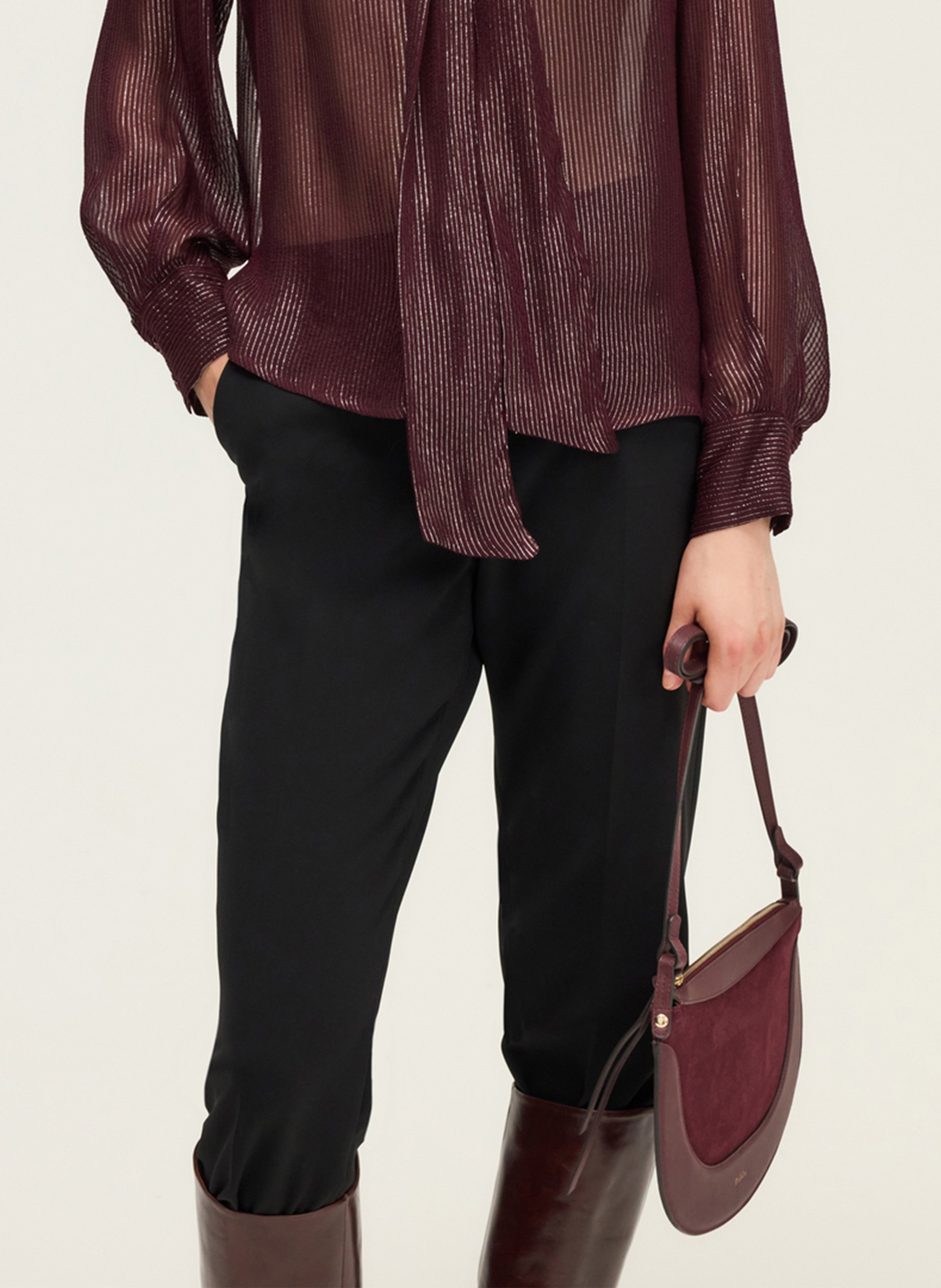 Dori leather shoulder bag PABLO Red