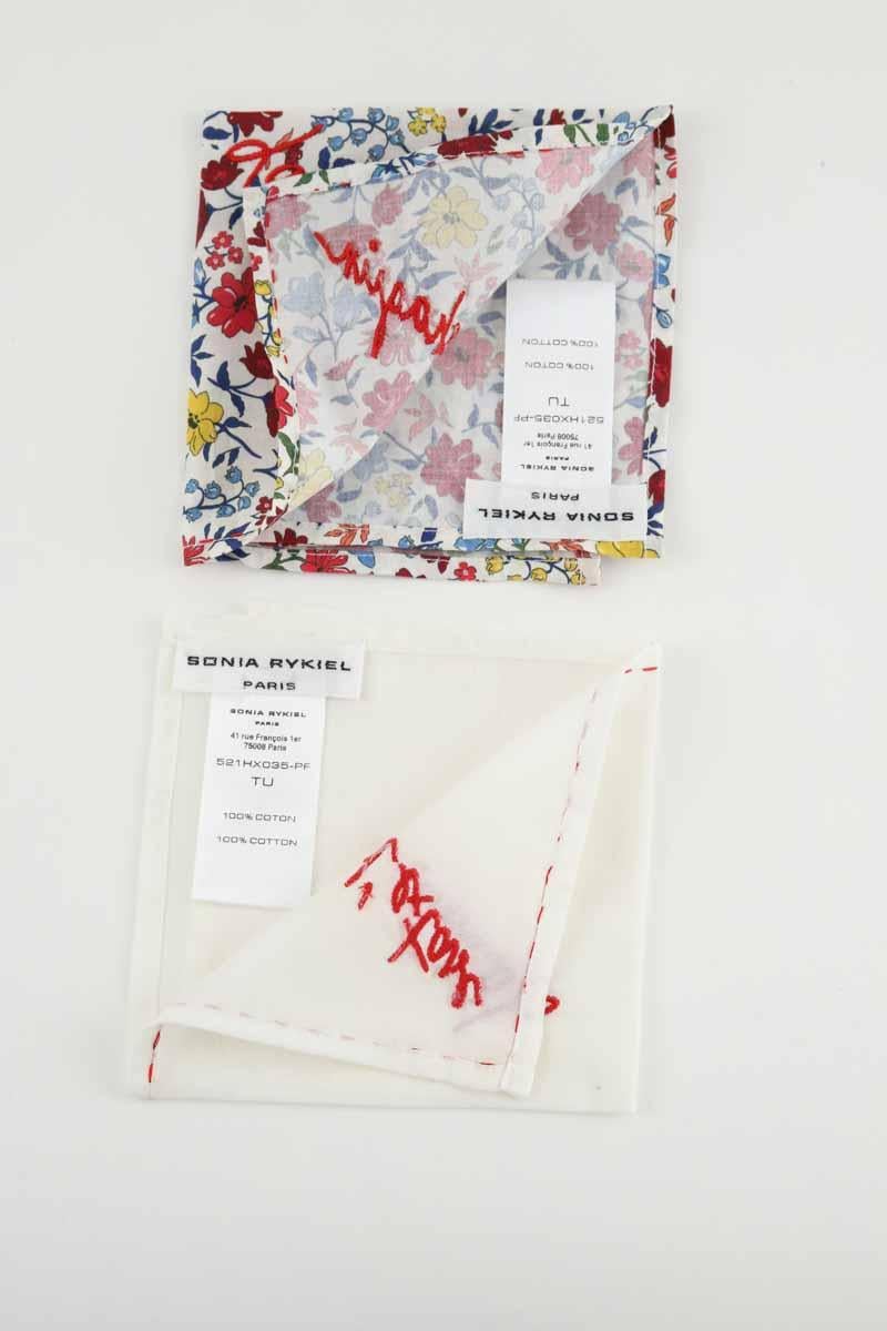 Cotton square scarf SONIA RYKIEL - Seconde Main Multicolored