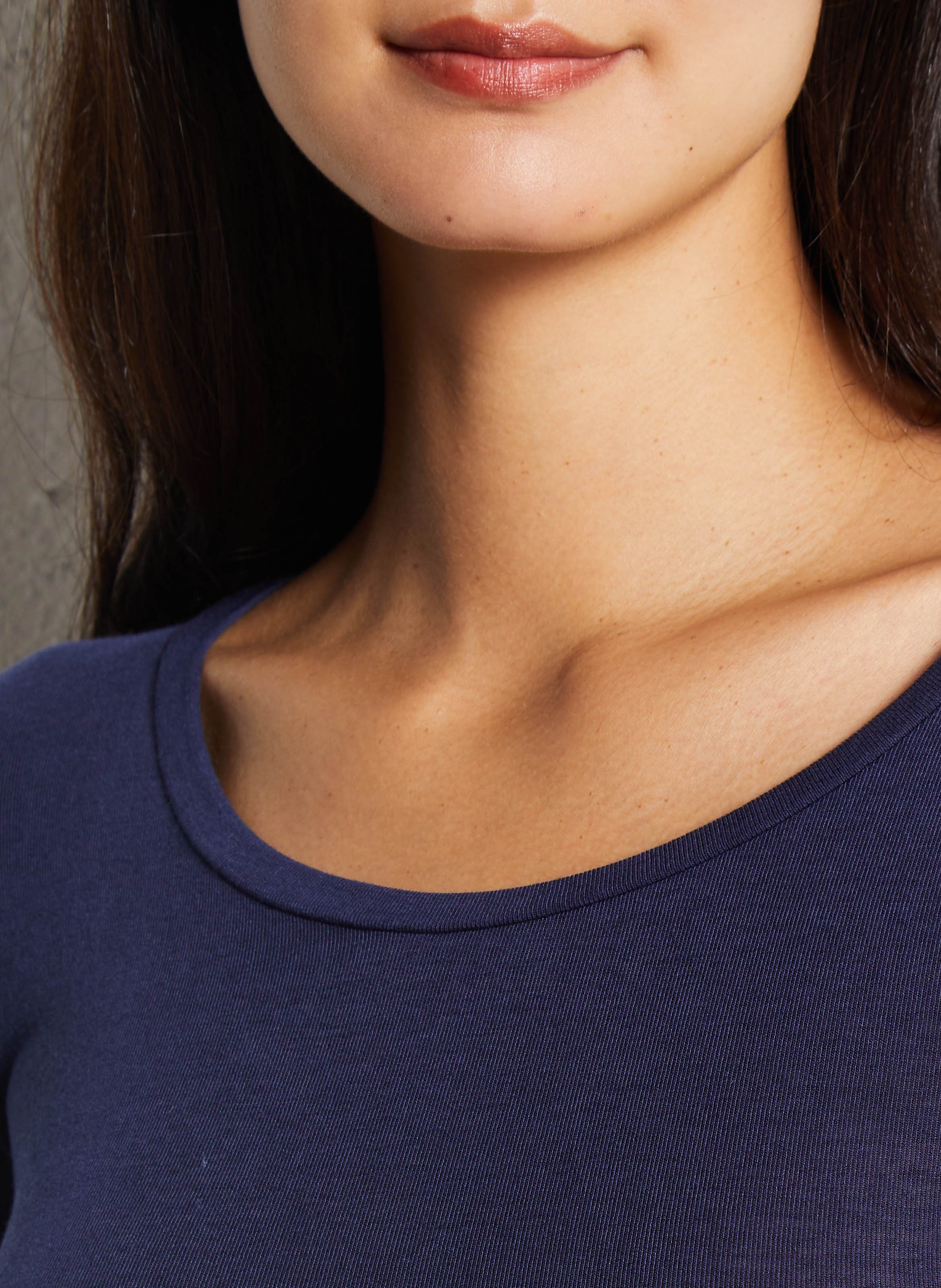 Fitted round neck T-shirt IMPERIAL Blue