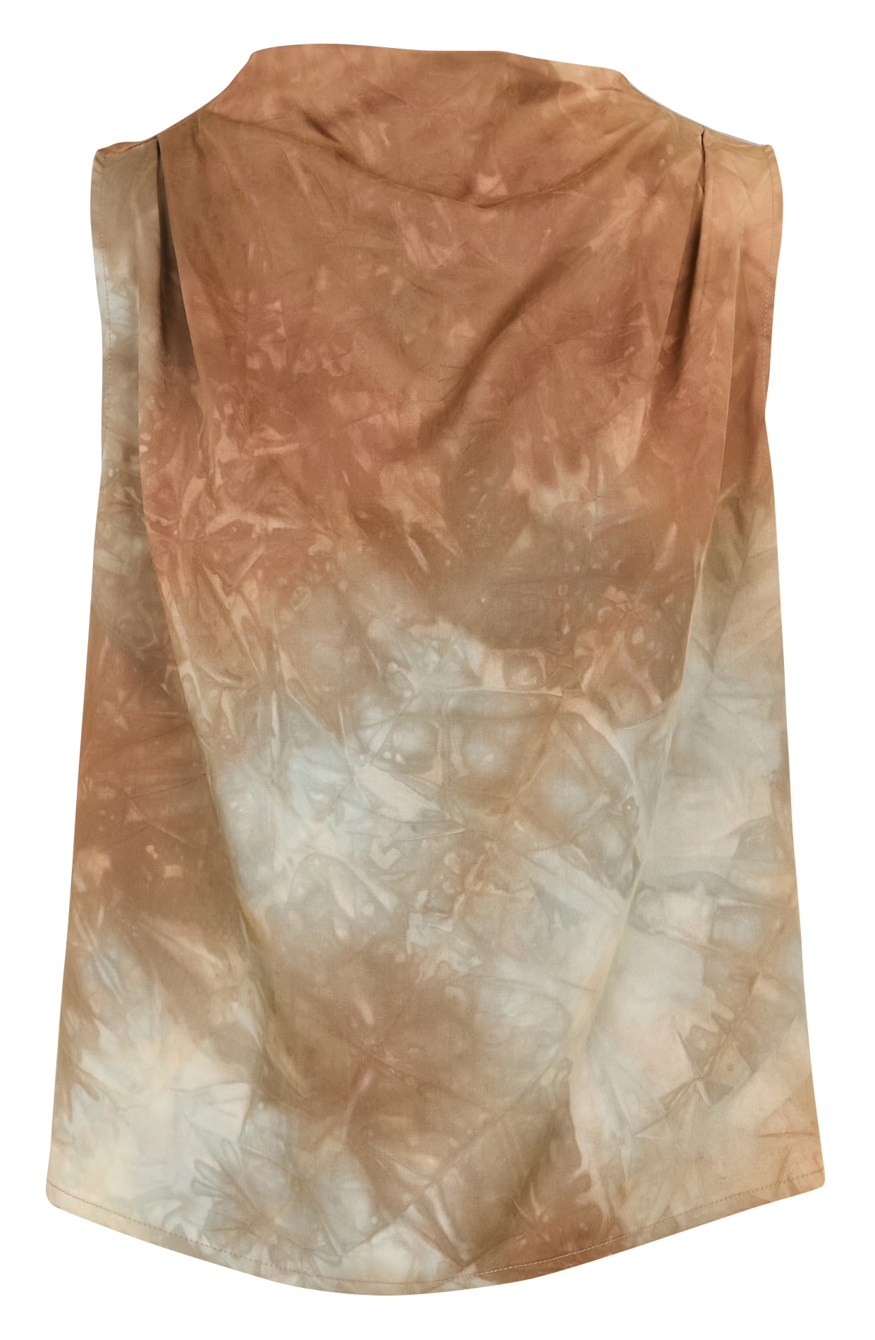 Top col rond imprimé ACOTE Noir