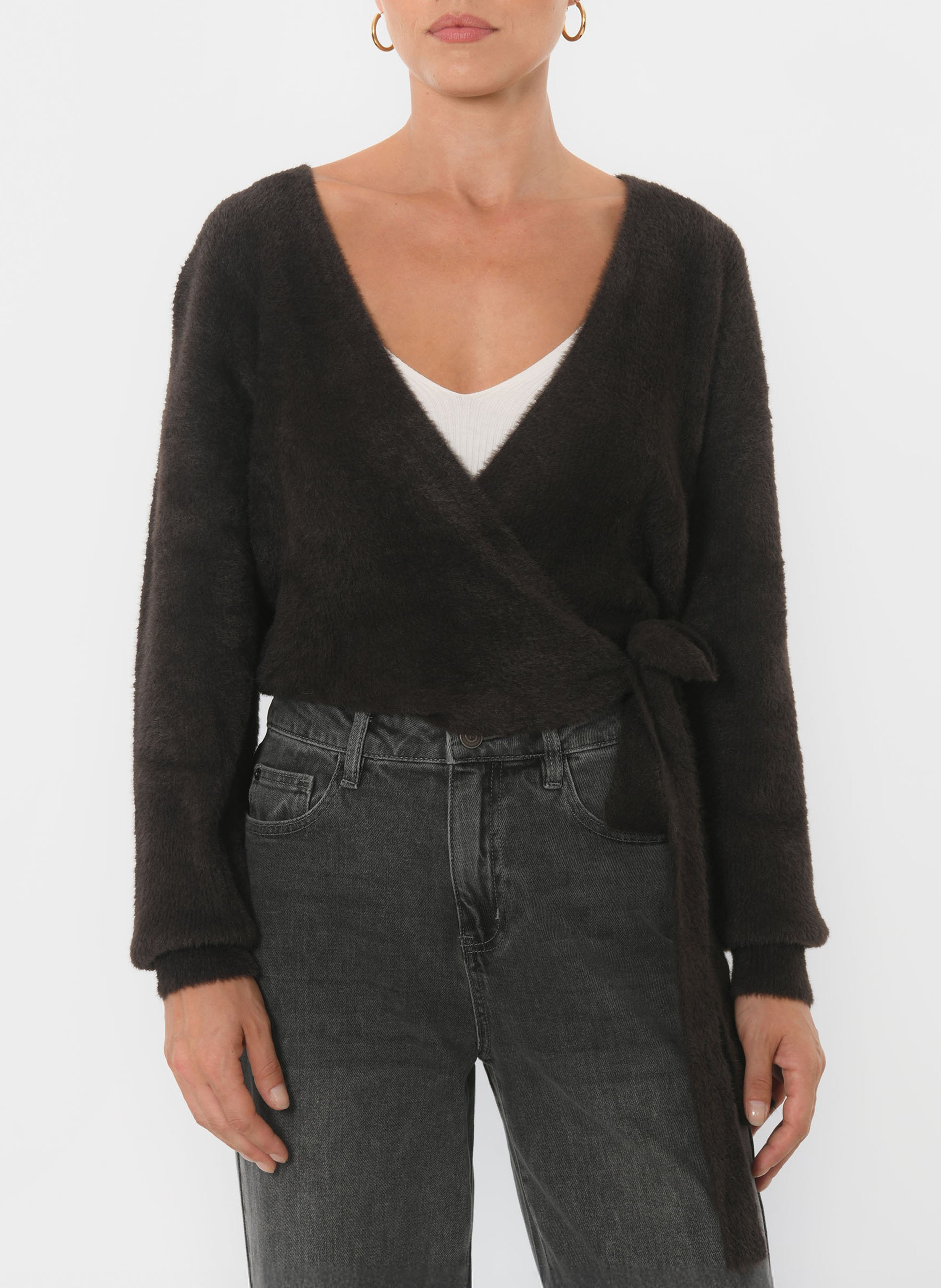 Oversized vest V-hals KOOKAI