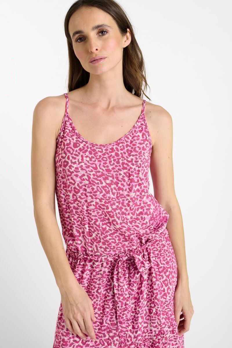 Long straight dress LE TEMPS DES CERISES Pink