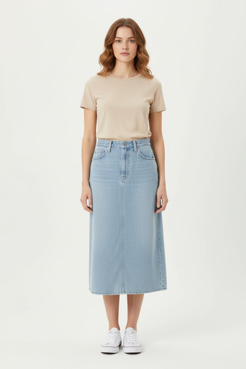 Short & midi skirt LEVI'S - Seconde main Blue